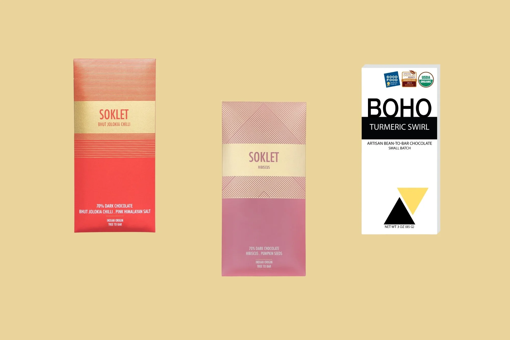 Spicy chocolate bars