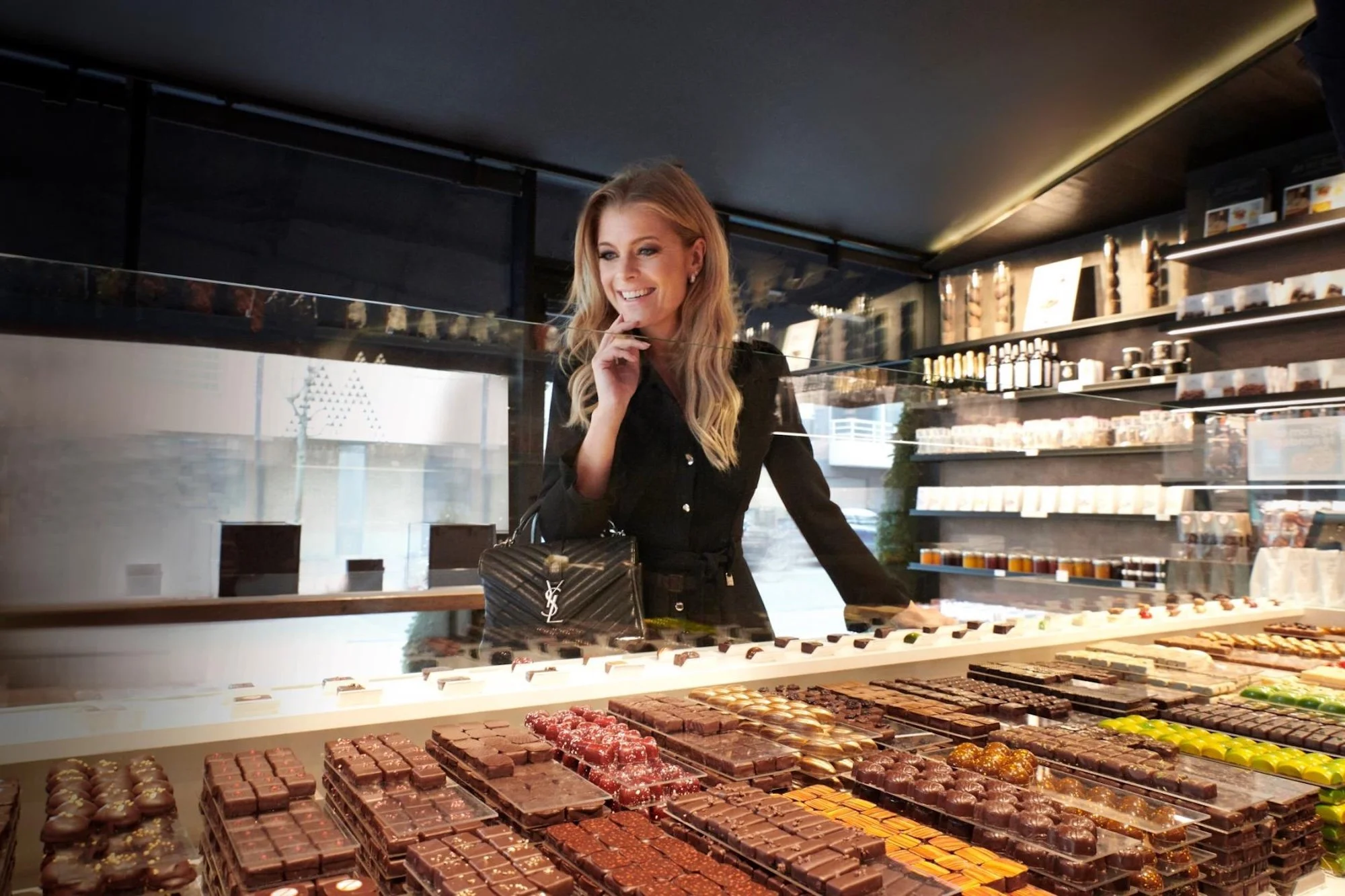 Customer at Chocolatier M.
