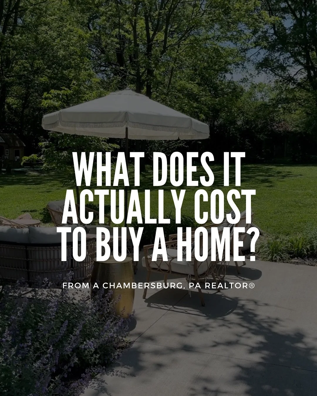 Everyone talks about the down payment&hellip; but what about everything else? 🧐🤷🏻&zwj;♂️

If you&rsquo;re thinking about buying a home in 2025, here&rsquo;s a quick breakdown of the approximate costs to expect.

It adds up fast &mdash; but it does