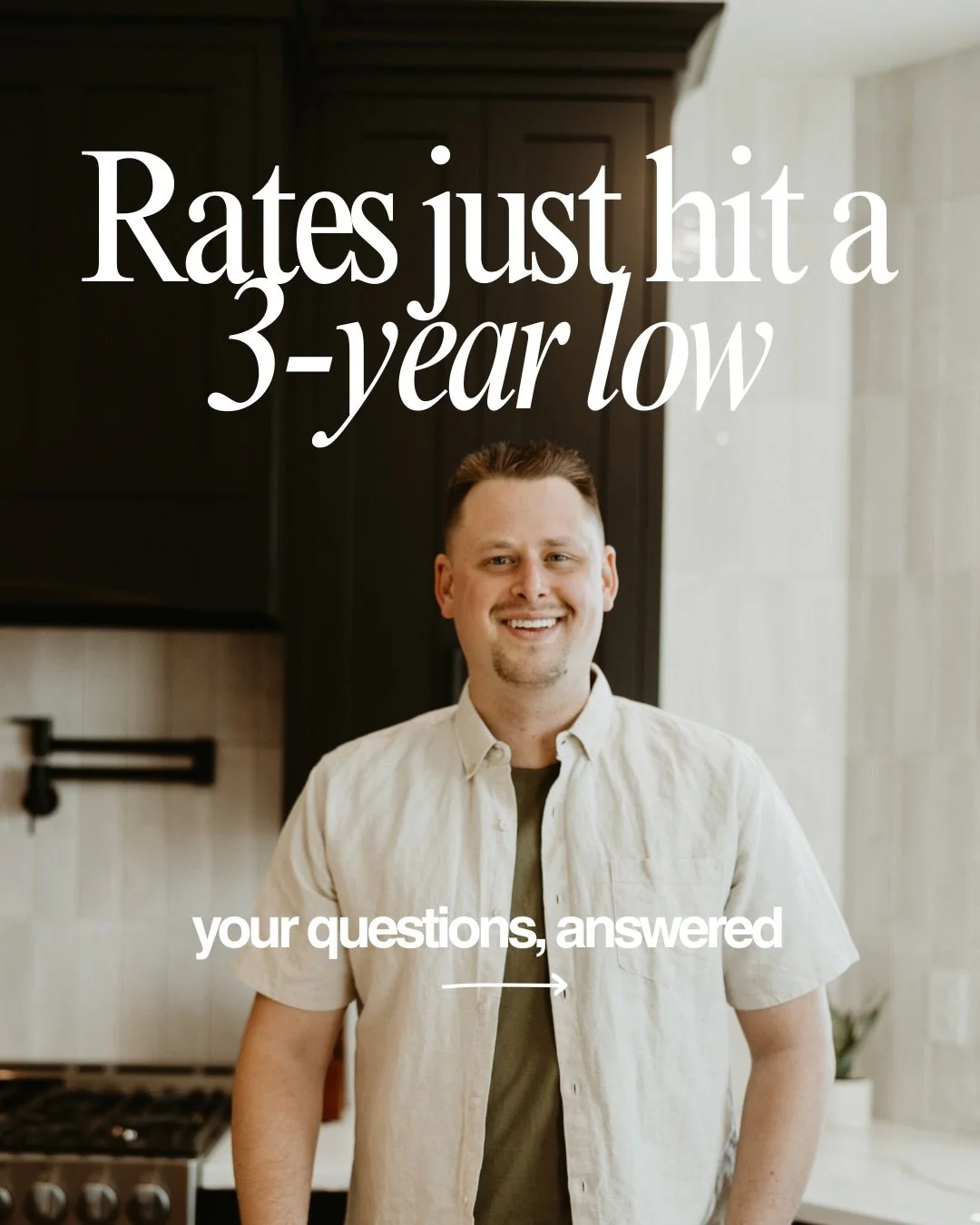 Rates are lower, and suddenly everyone is yelling BUY NOW. 📣

Lower rates don&rsquo;t automatically mean it&rsquo;s the right move for you. 

They&rsquo;re just one piece of the puzzle. Timing, finances, goals, and lifestyle still matter more than a