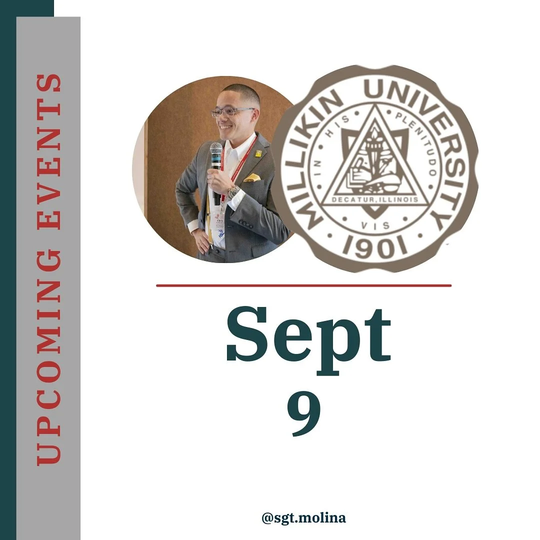 Today I have the absolute pleasure of bringing my Ending Catfish Culture program to Millikin University! 

I cannot wait to talk to the @millikincampuslife Student Leaders about Recruitment, Leadership, and how to end the practice of Student Orgs cat