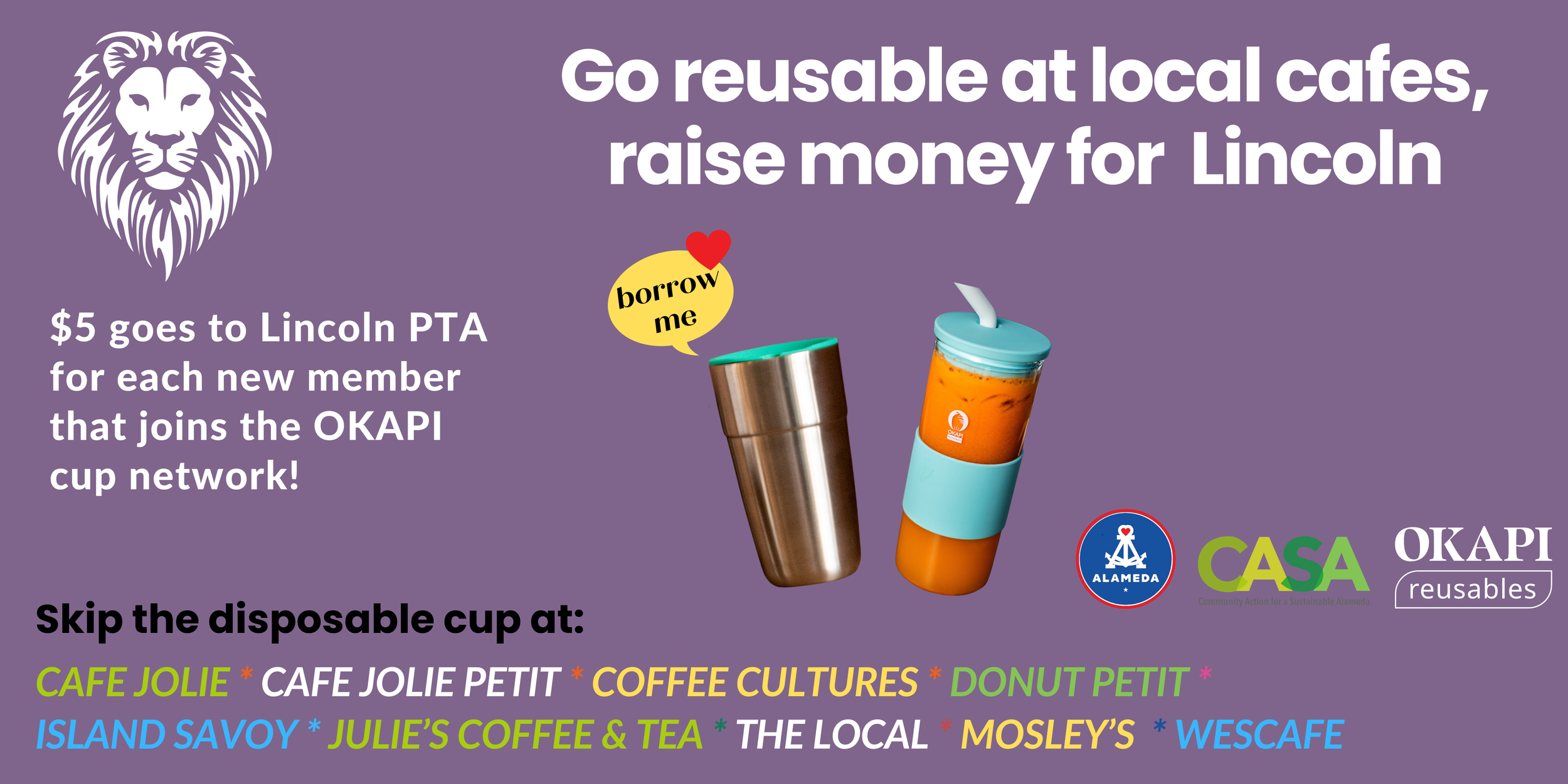 Lincoln Middle School OKAPI Reusables Fundraiser Okapi Reusables lincoln-middle-school-okapi-reusables-fundraiser-okapi-reusables