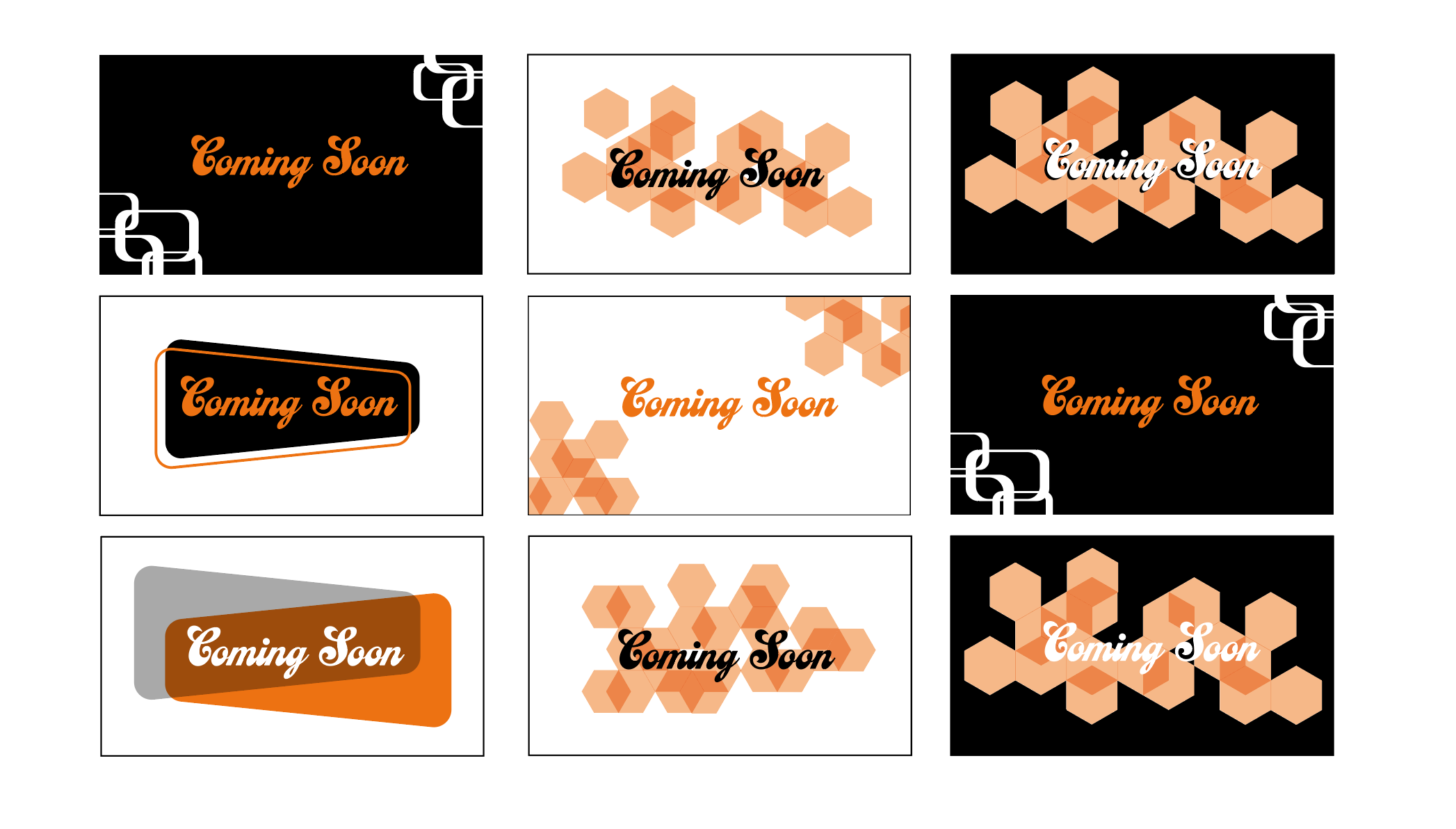 1st Round of Brand Iterations
