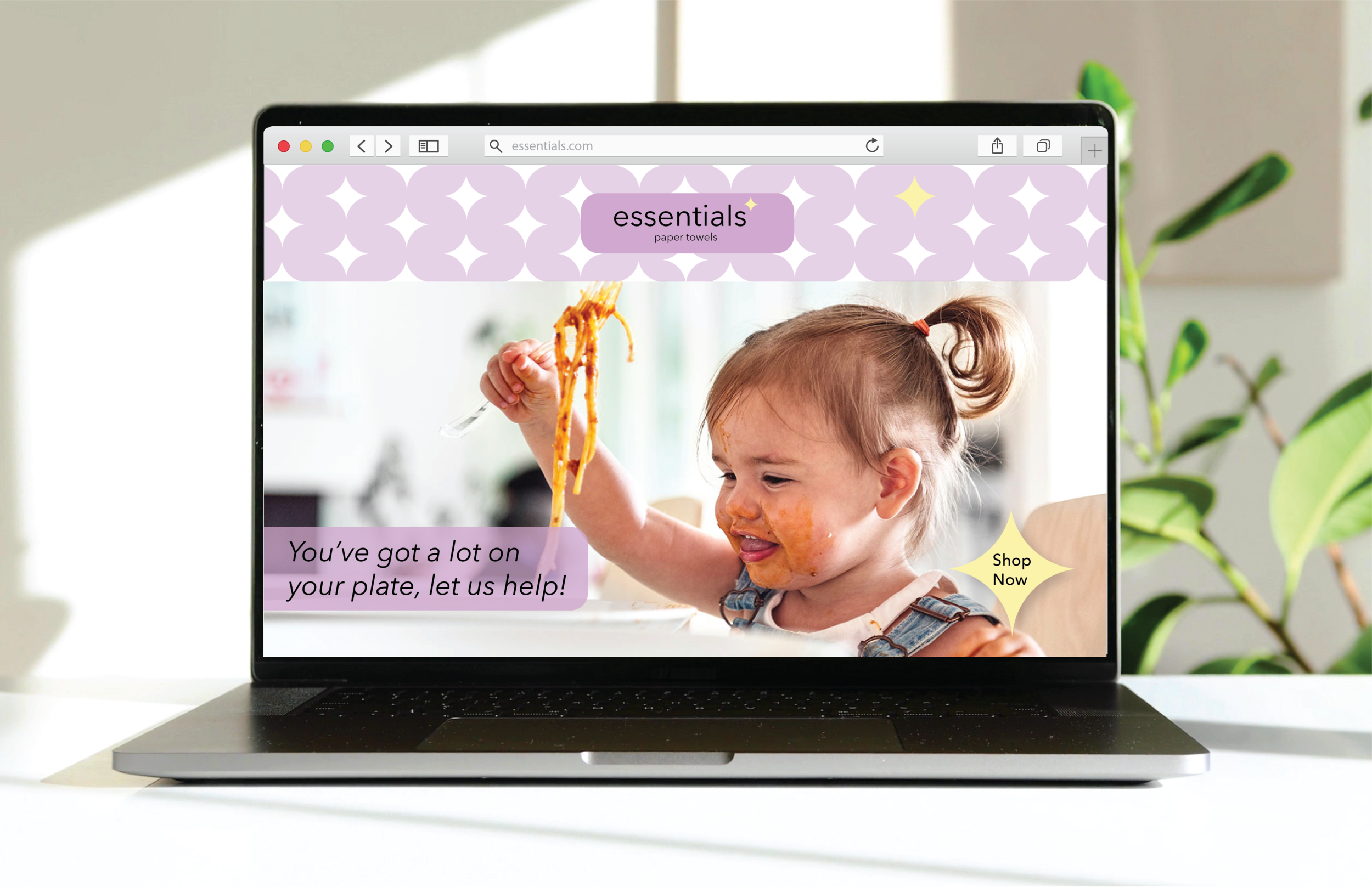 Final Website Mockup