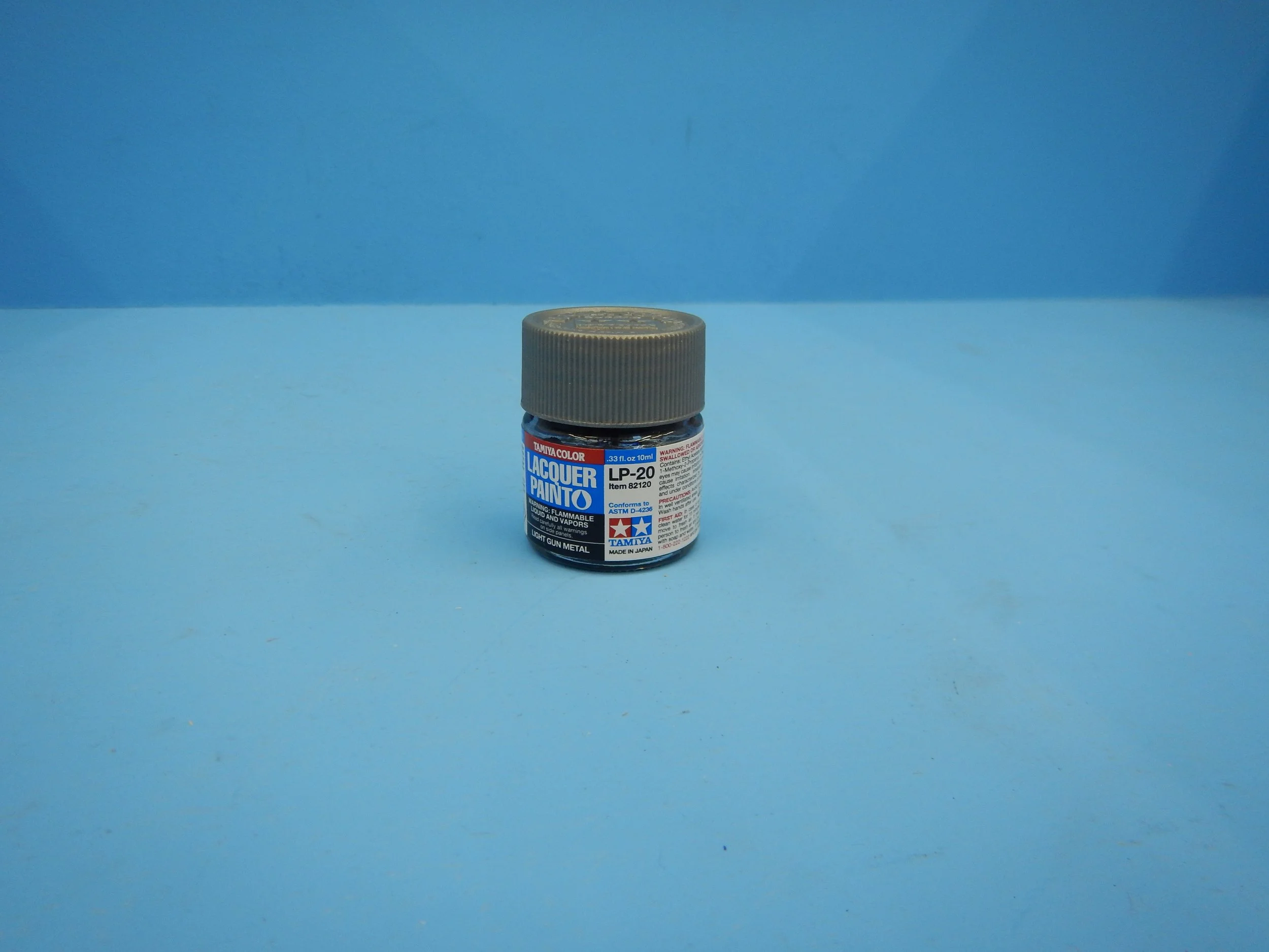 LIGHT GUN METAL LAQUER PAINT, LP20, INVENTORY MOVED, TAM82120
