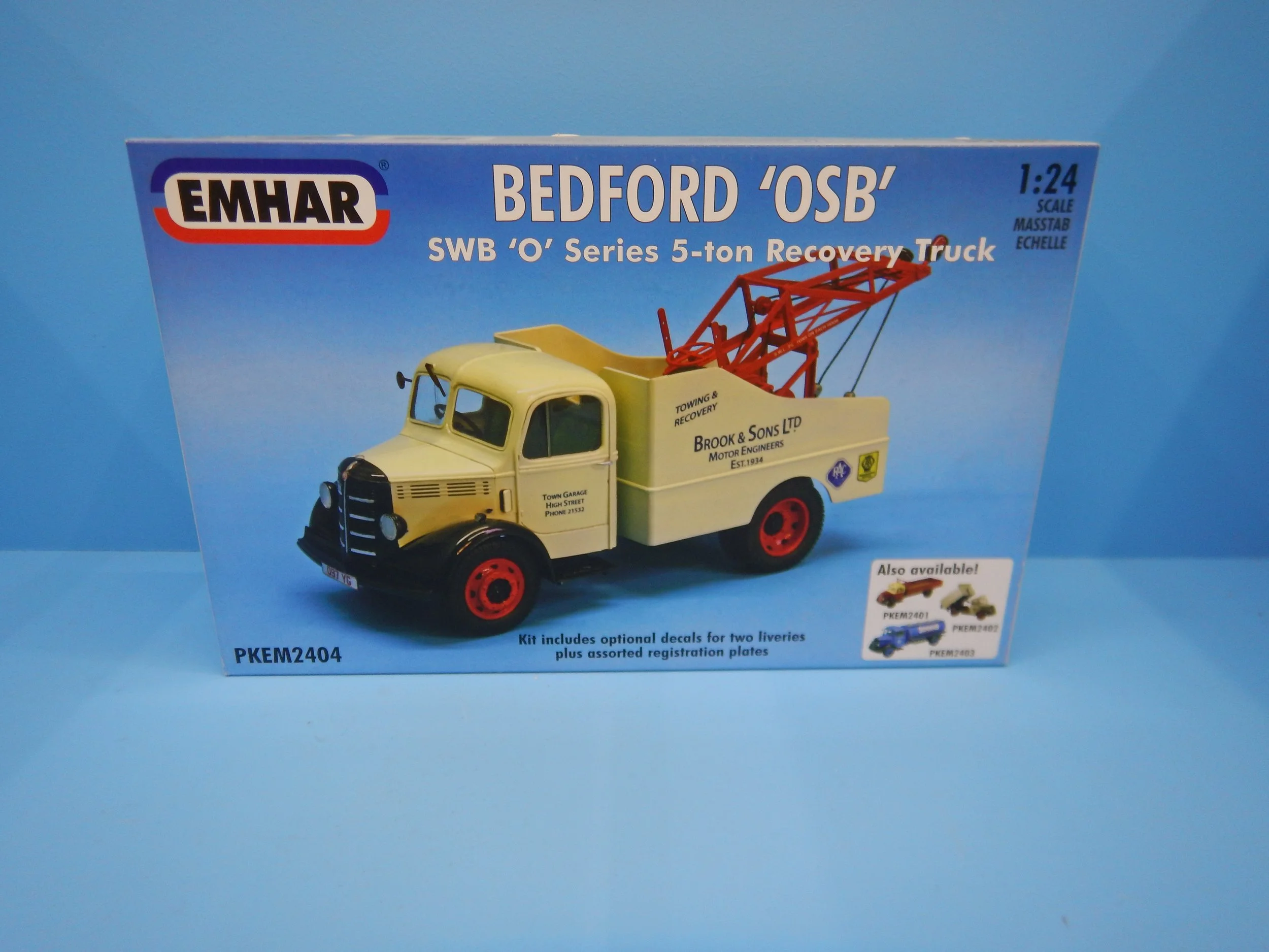 BEDFORD O SERIES 5 TON RECOVERY (TOW) TRUCK, INVENTORY MOVED, PKEM2404