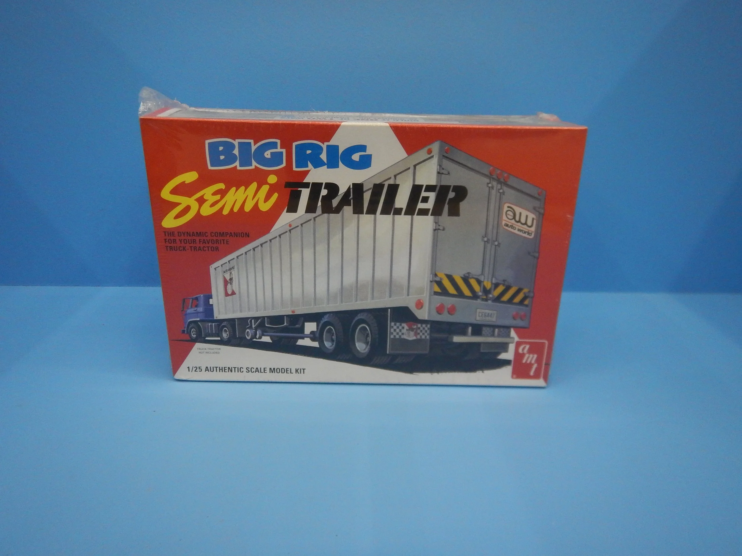 AMT/IMC BIG RIG (BOX) TRAILER, INVENTORY MOVED, 1164