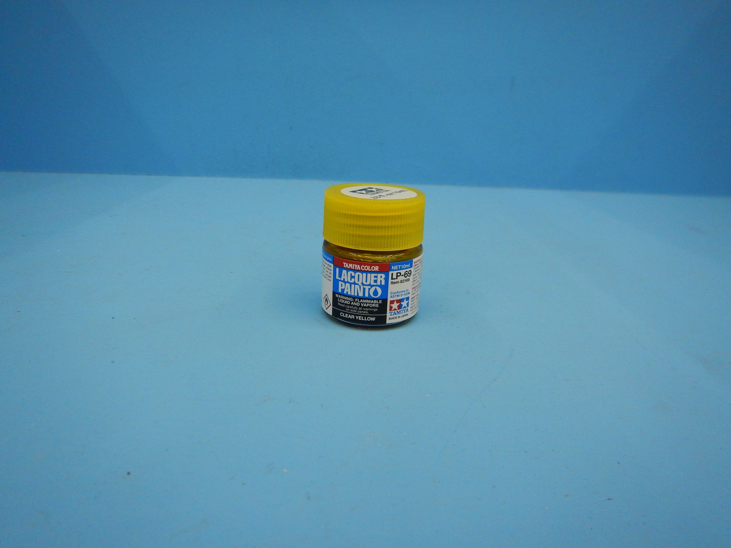 CLEAR YELLOW LAQUER PAINT, LP69, INVENTORY MOVED, TAM82169