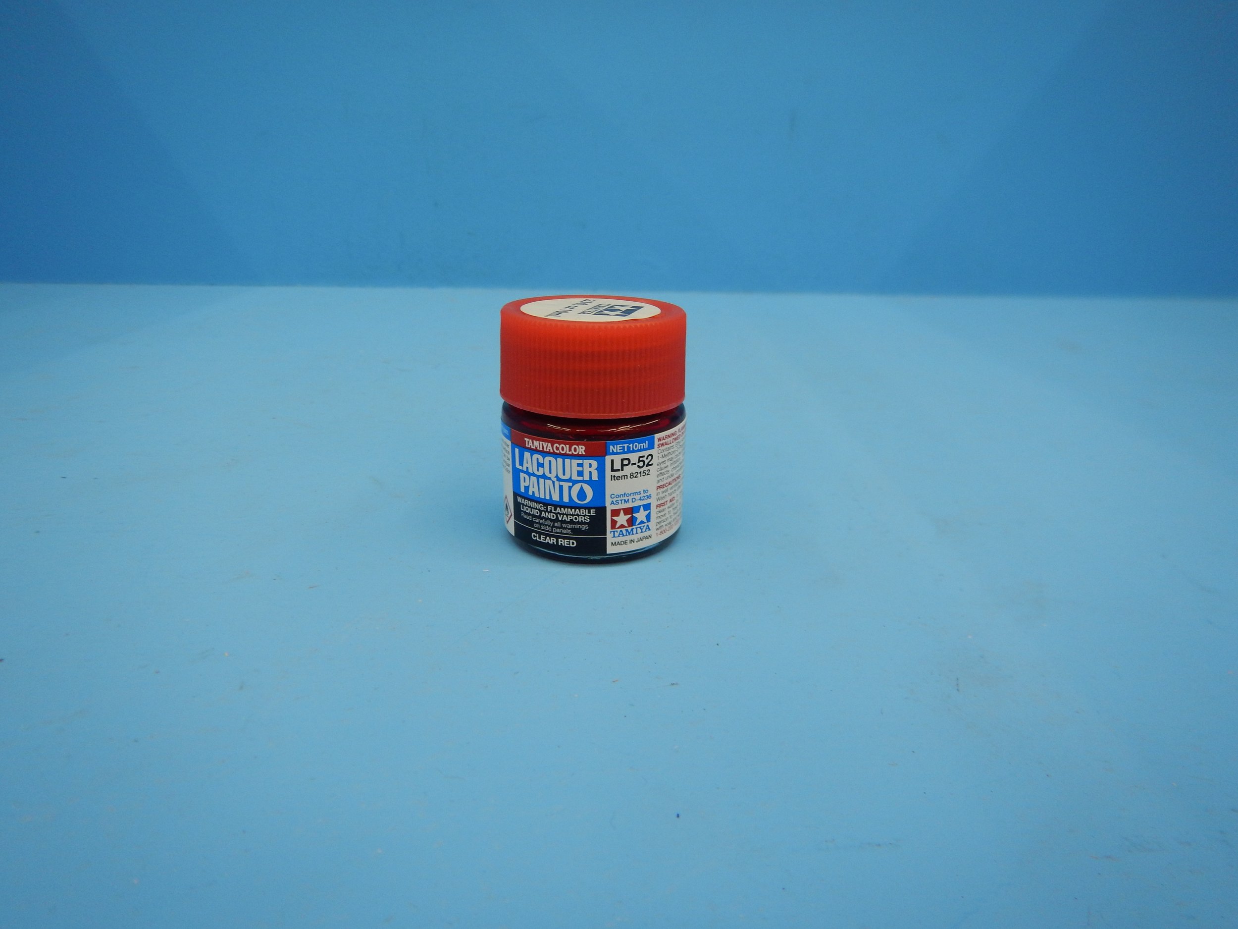 CLEAR RED LAQUER PAINT, LP52, INVENTORY MOVED, TAM82152