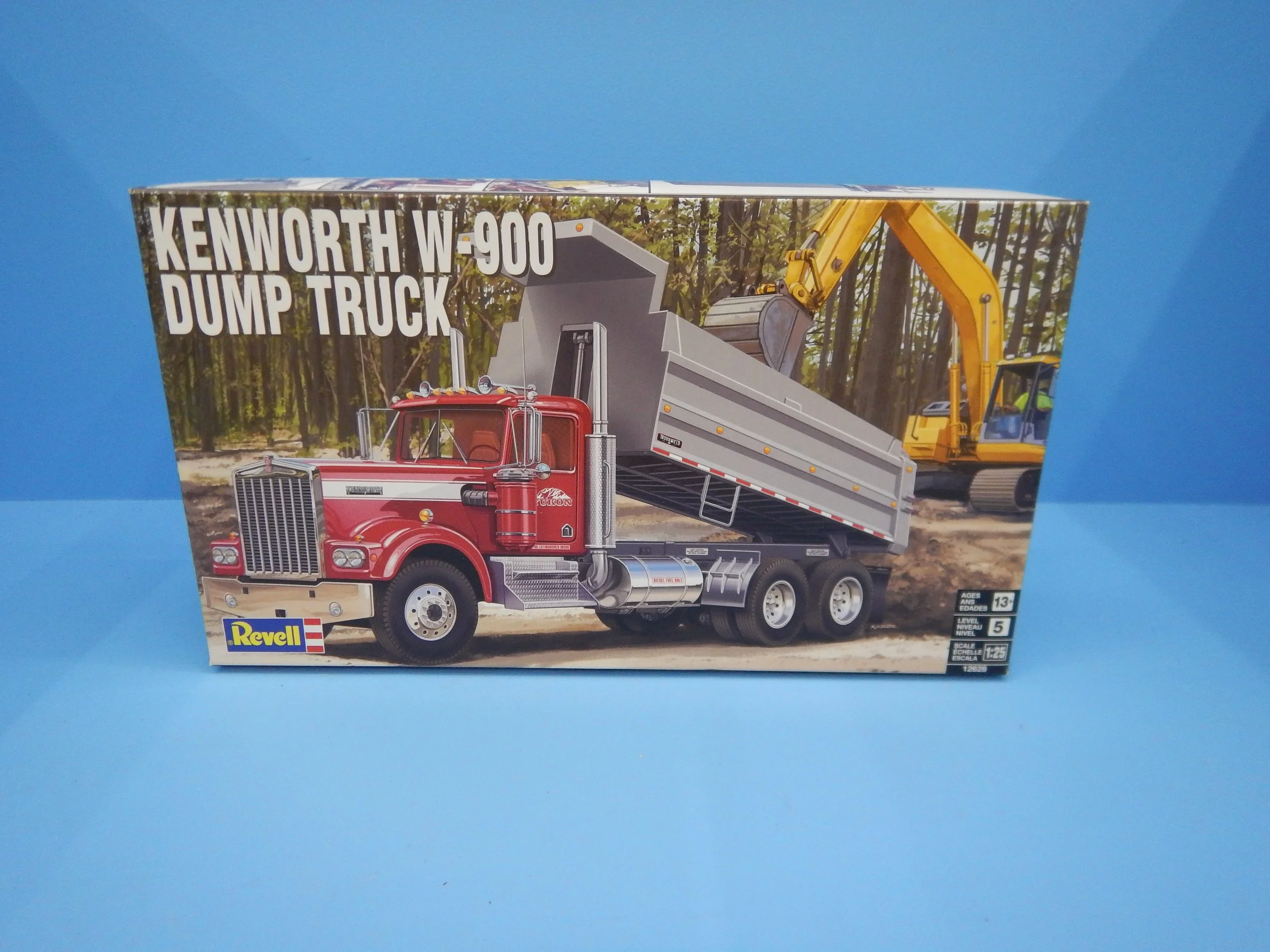 KENWORTH W900 DUMP TRUCK, INVENTORY MOVED, 12628