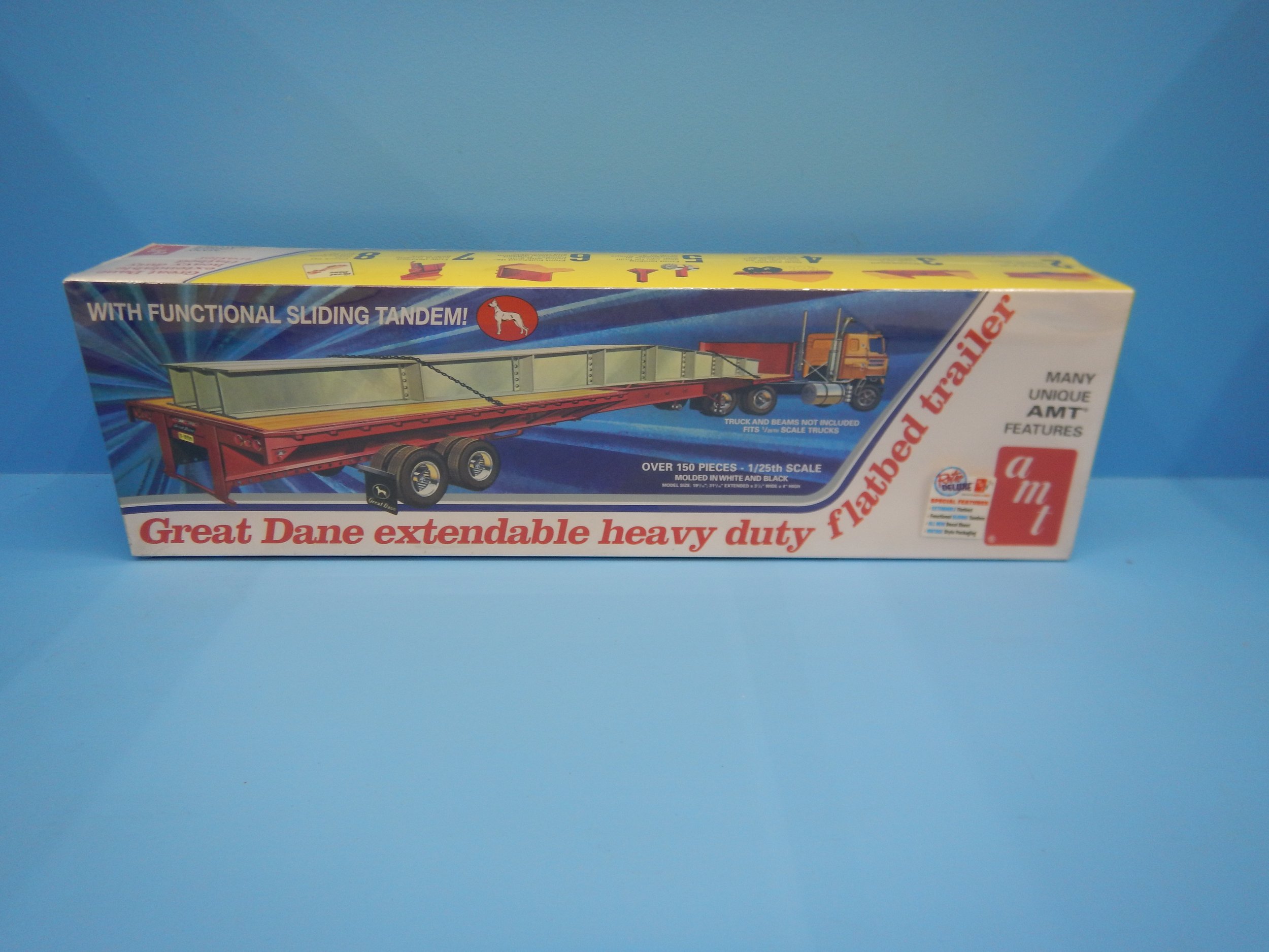 GREAT DANE EXTENDABLEHEAVY DUTY FLATBED TRAILER, INVENTORY MOVED, 1111