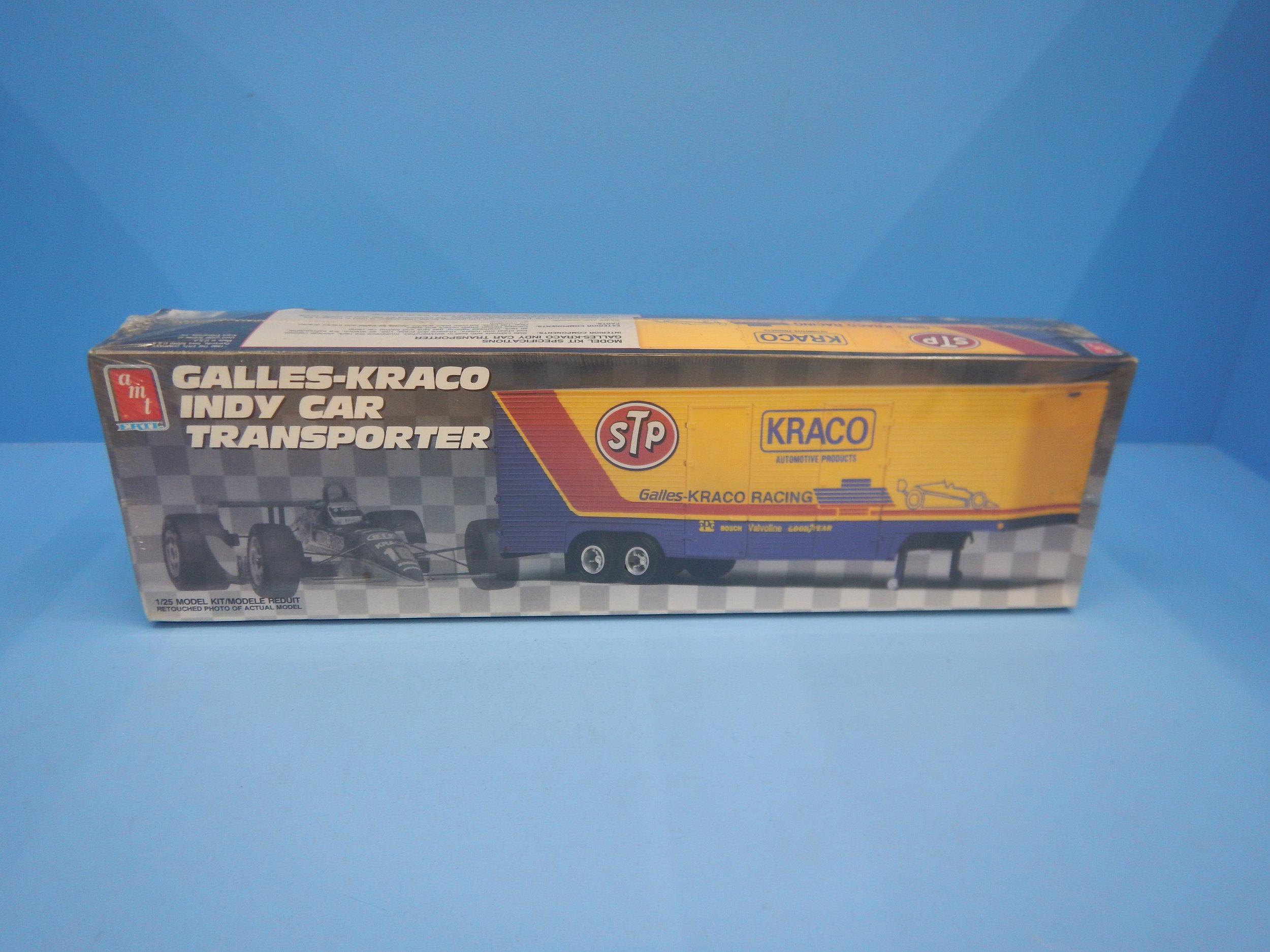 GALLES-KRACO INDY CAR TRANSPORTER TRAILER, INVENTORY MOVED, 6018TS