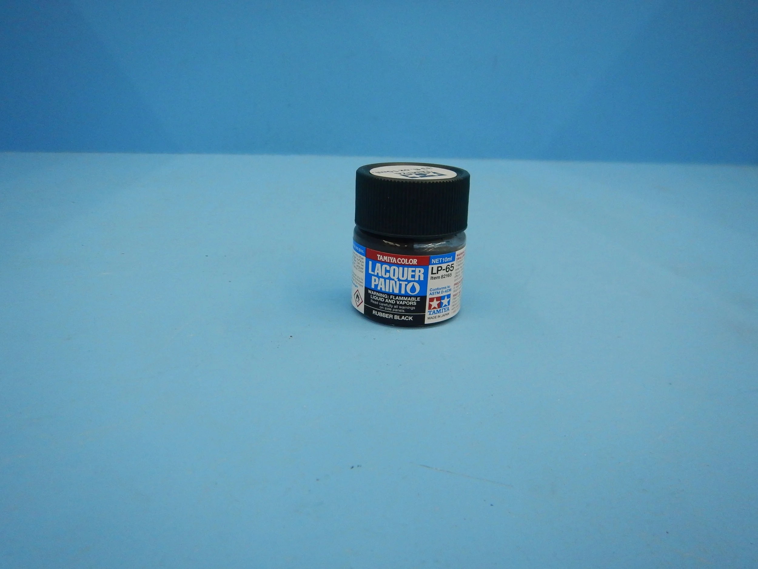 RUBBER BLACK LAQUER PAINT, LP65, INVENTORY MOVED, TAM82165