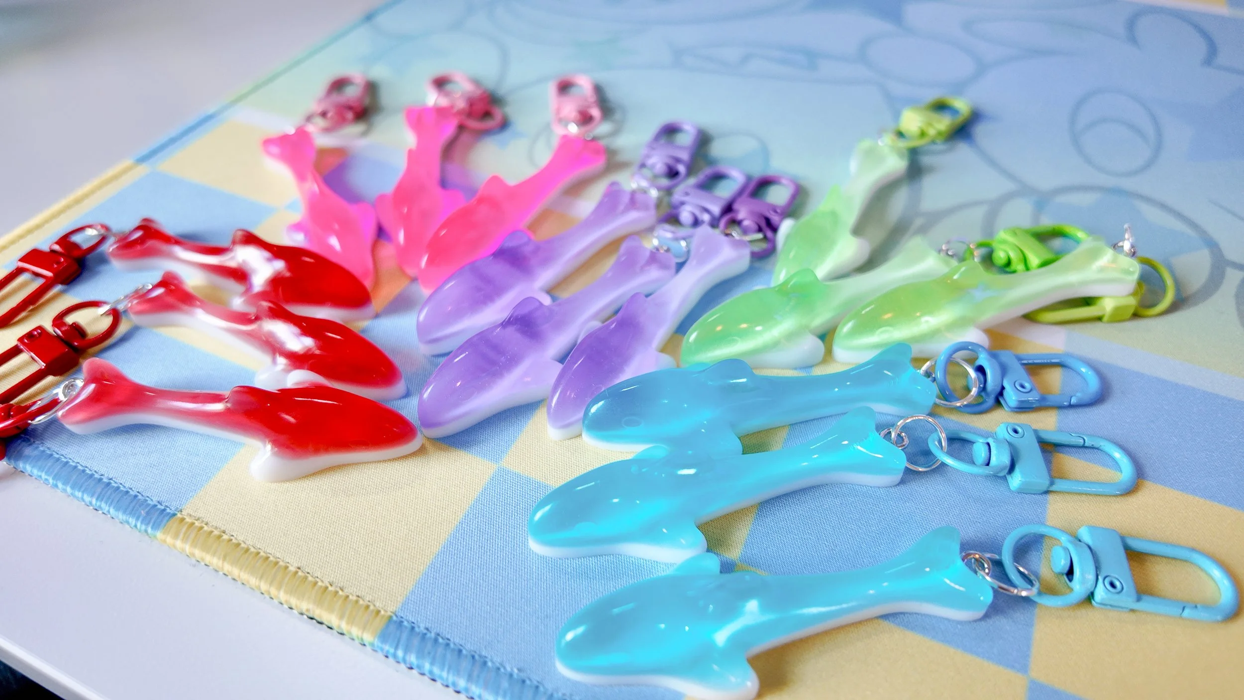 Gummy shark charms