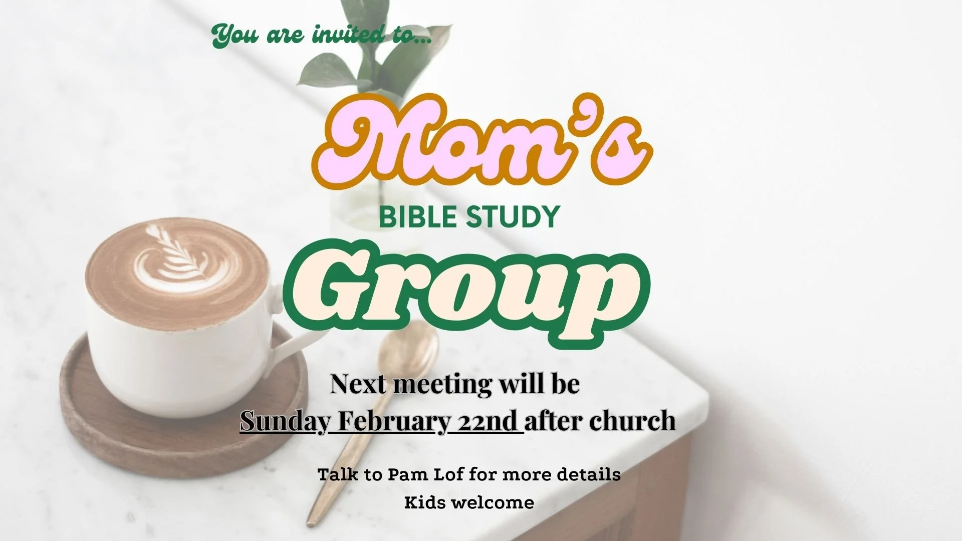 Mom's Bible Study Group 