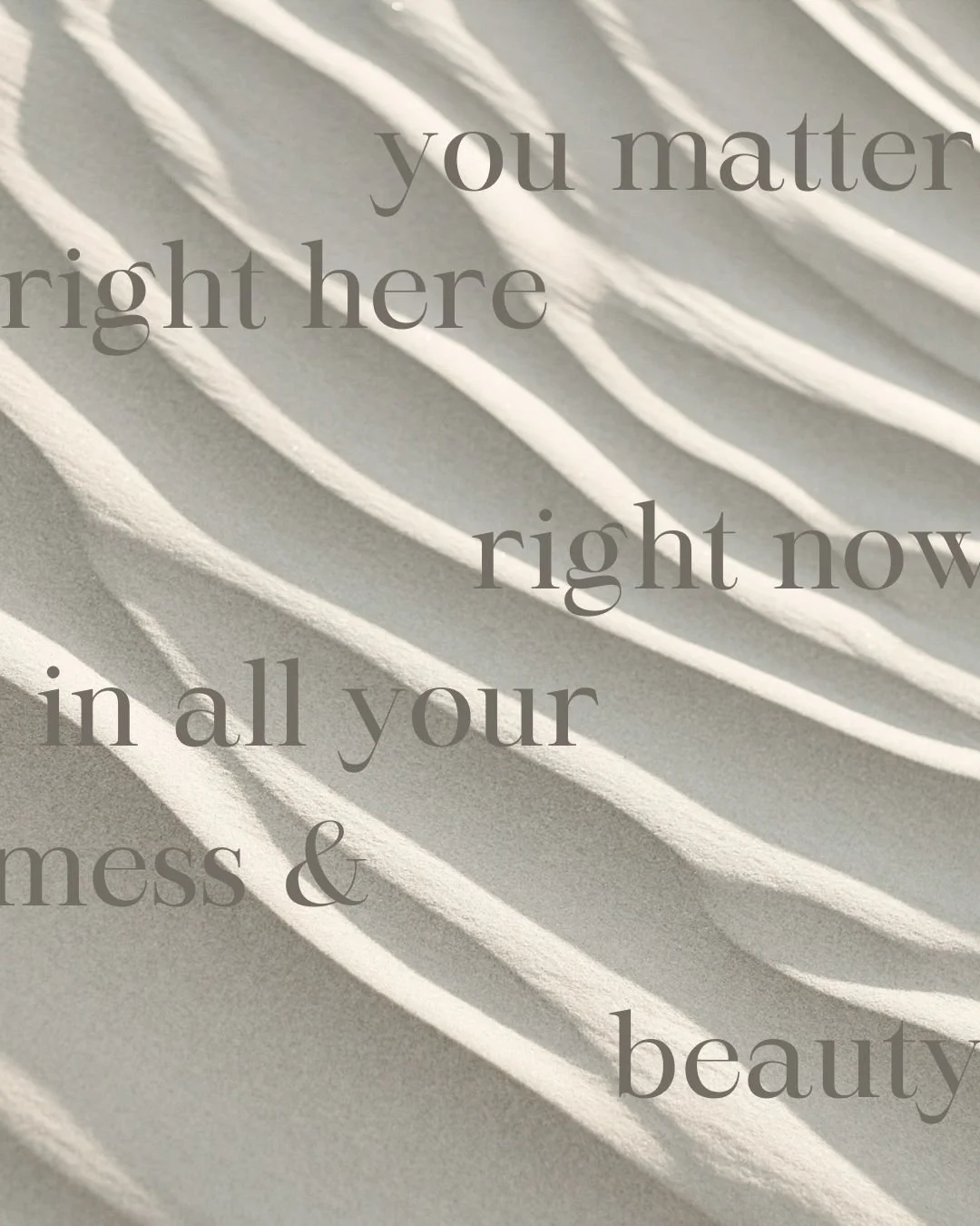You matter. Right now. Not when you &lsquo;fix&rsquo; yourself, not when life feels tidy, but right here, right now, in all your mess and all your beauty. 🌿🤍

Love, Sophia

 #EncourageEducateEmpower #LoveSophiaProject #MentalHealthMatters #speaktru