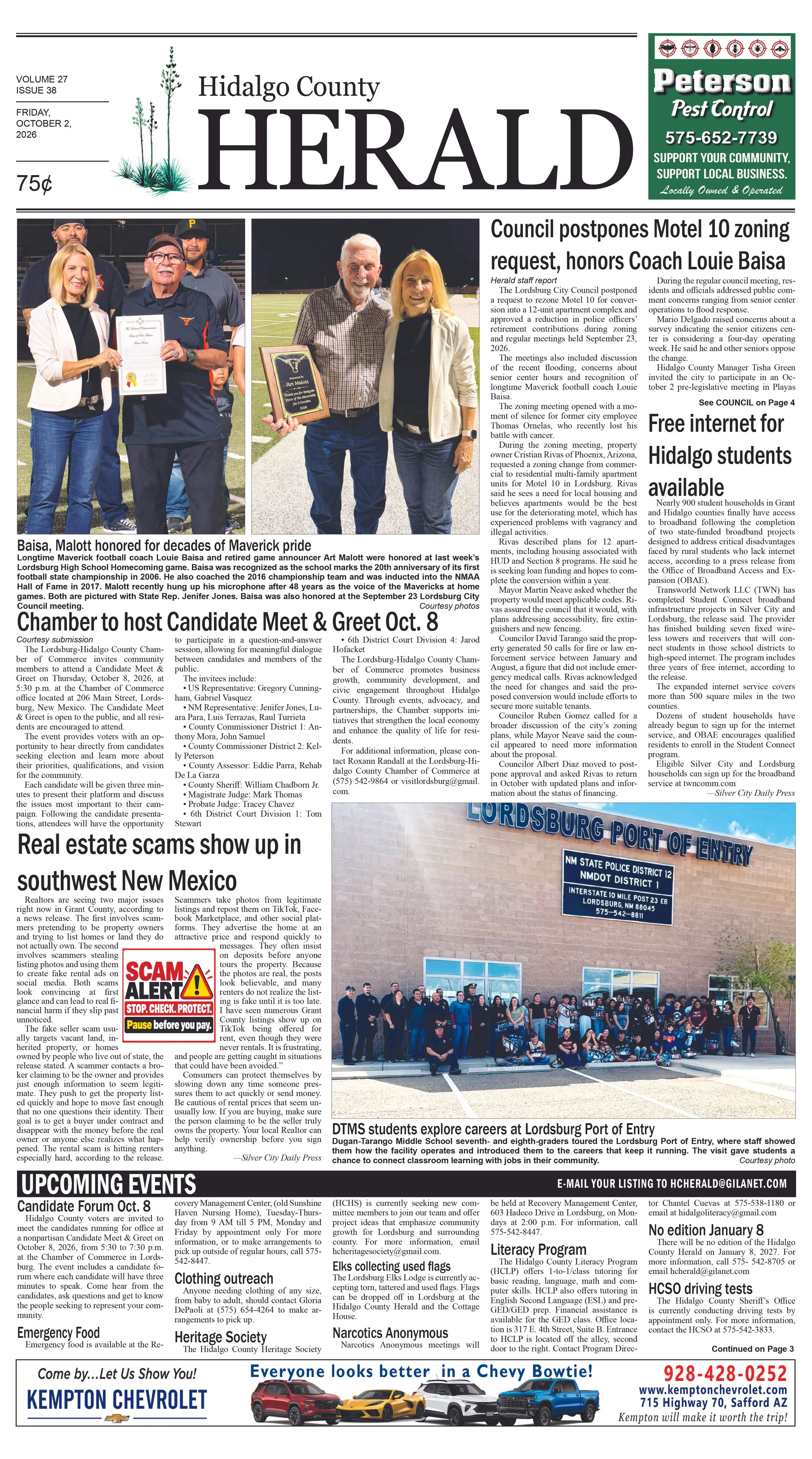 This week's Herald