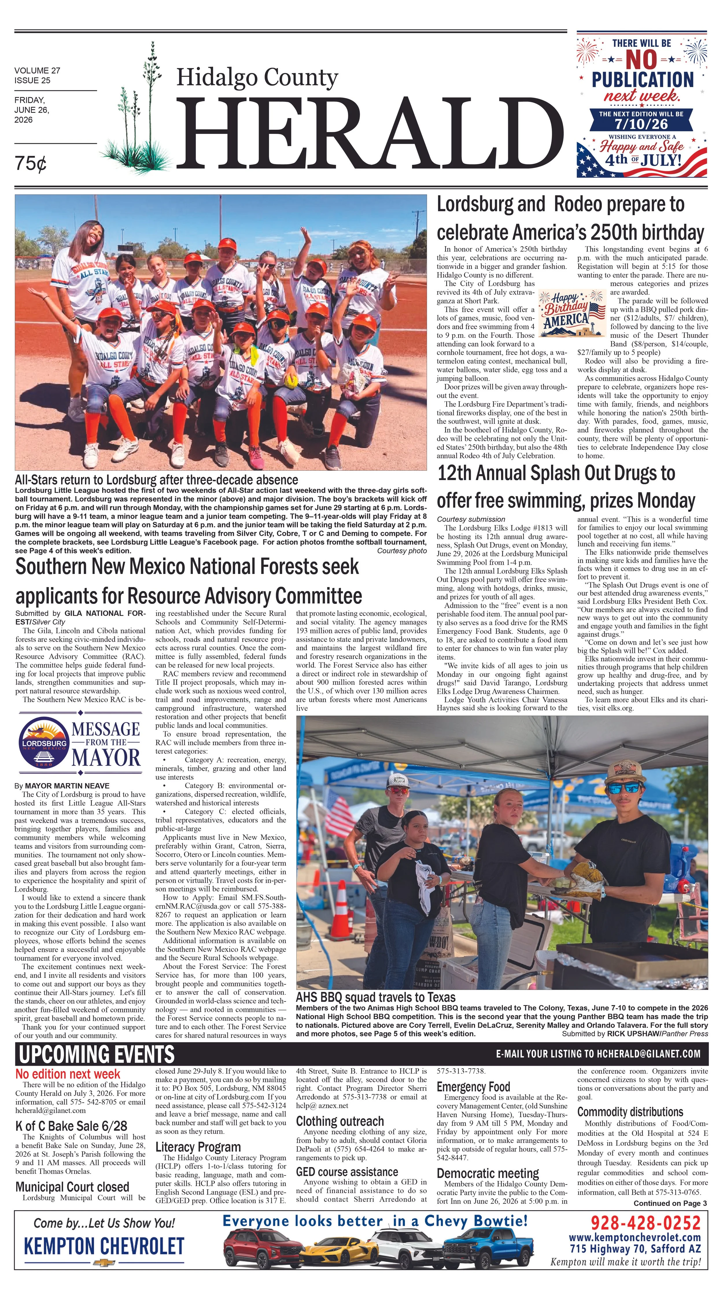 This week's Herald