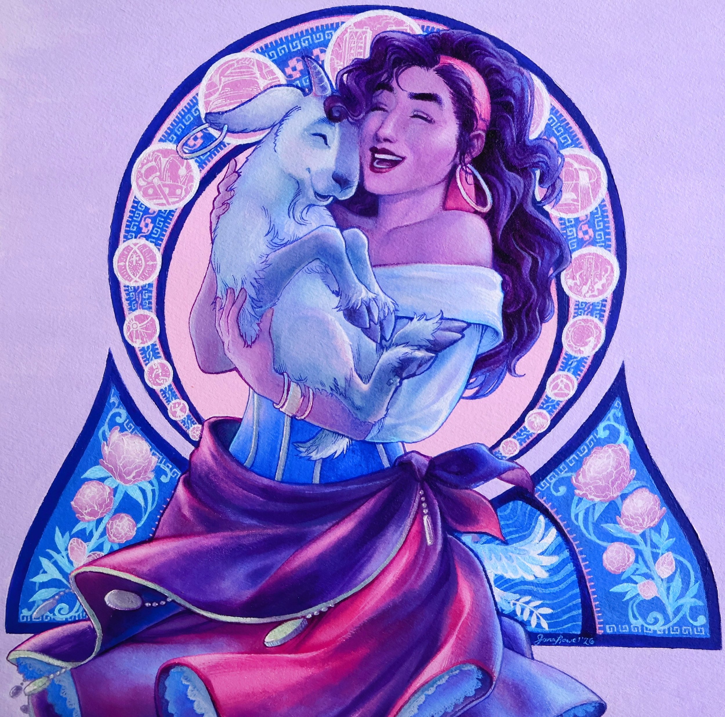 HUE-Topia - 

Disney GC3 Sketch Club Art Show