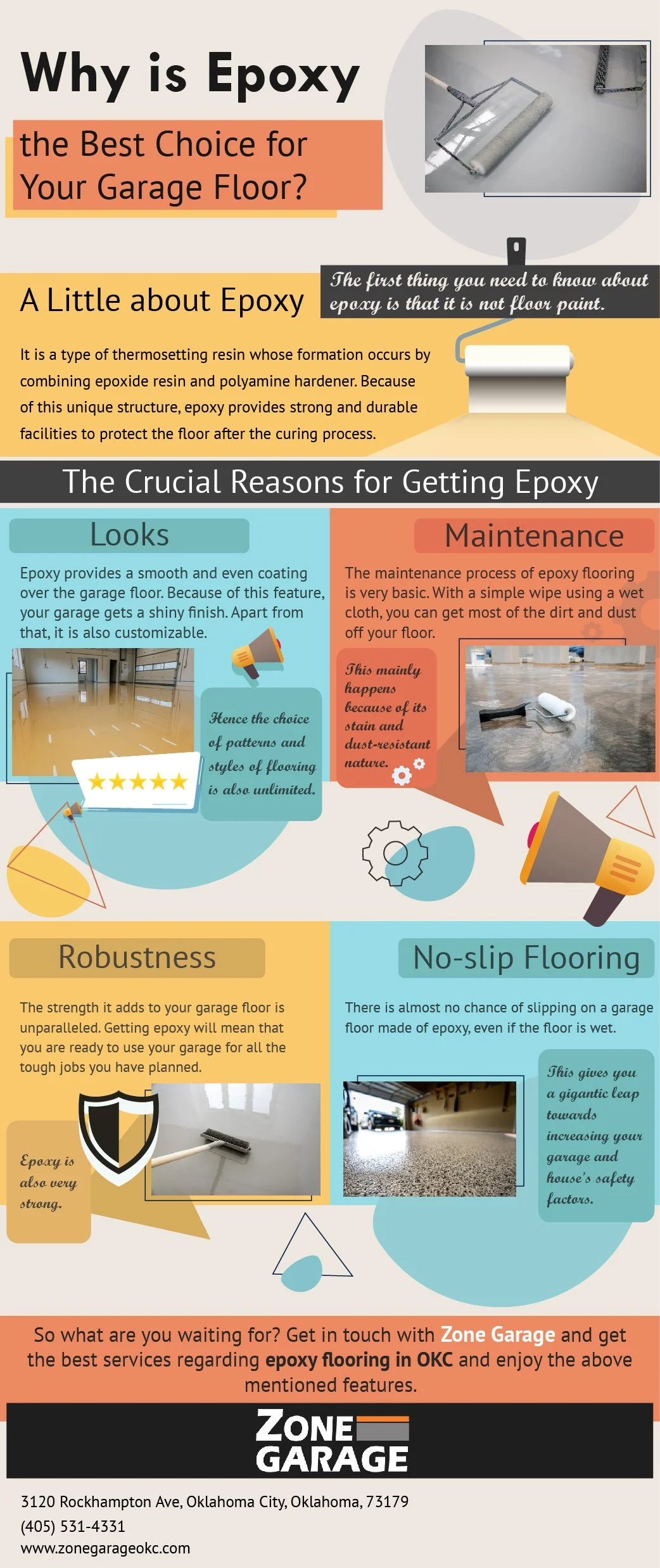 Why is Epoxy the Best Choice for Your Garage Floor? - Infographic