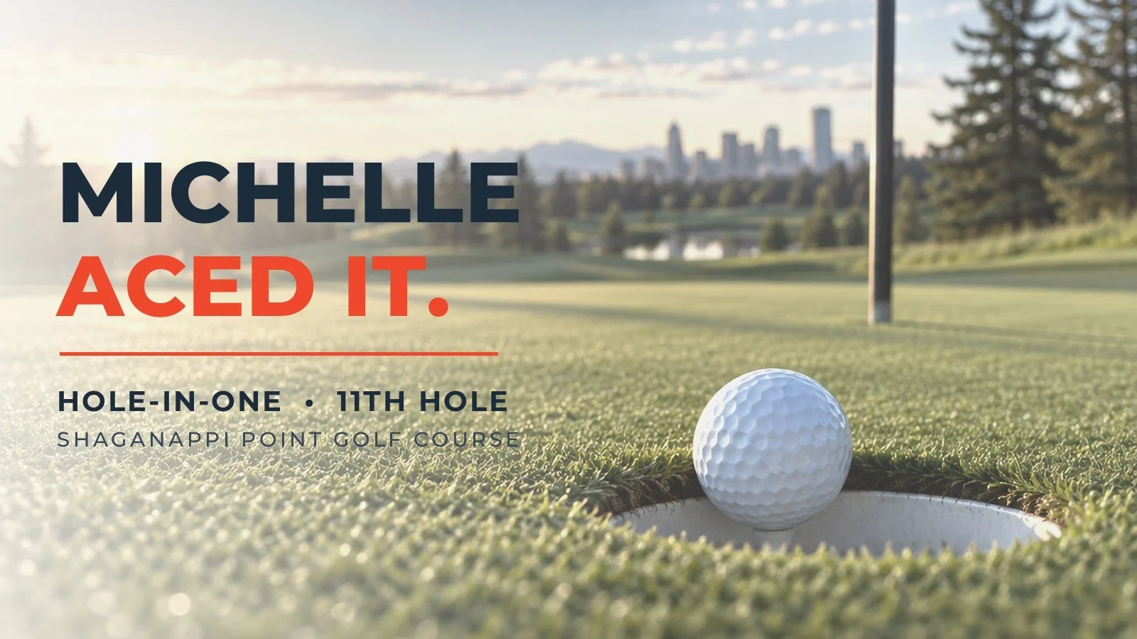 Michelle aced it