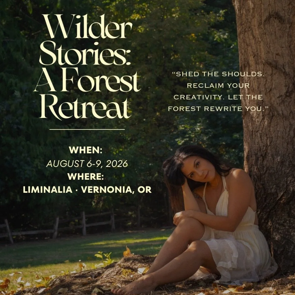 Shed the noise. Reclaim your creativity. Step into your truest, wildest self. 🌲

3 nights at @_liminalia_ ✨ an ancient cedar forest one hour from Portland.

&bull; Classes &amp; workshops led by yours truly

&bull; Yoga &middot; Movement &middot; Br