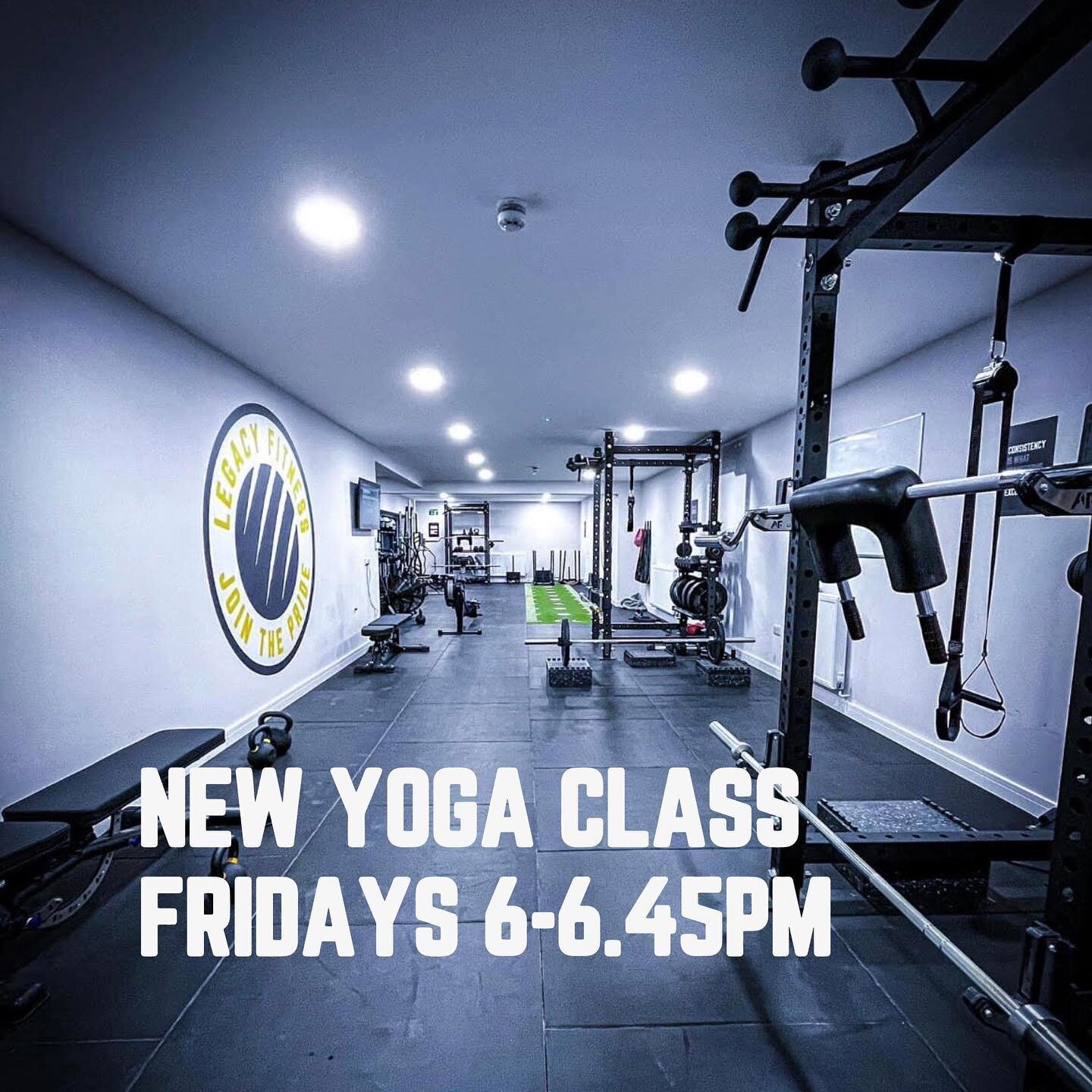 Do you need to unwind down before the weekend?

Our new yoga class starts tonight, yoga has many health benefits and is a good addition for regular gym goes. It improves flexibility, correct your posture and reduce unjust so you can so you can improv