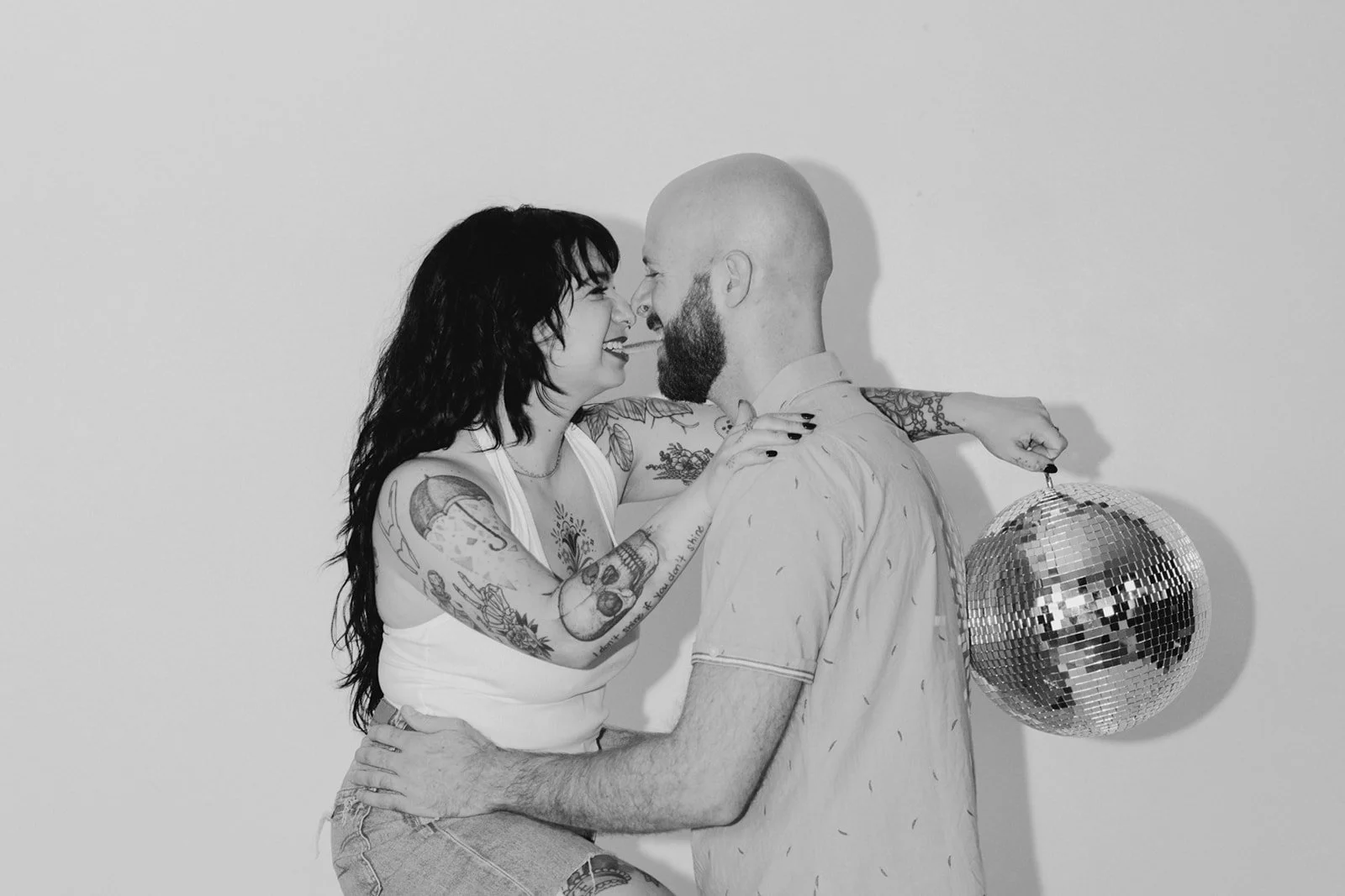 Haley+Chris | Studio Engagement Session | Cleveland, OH