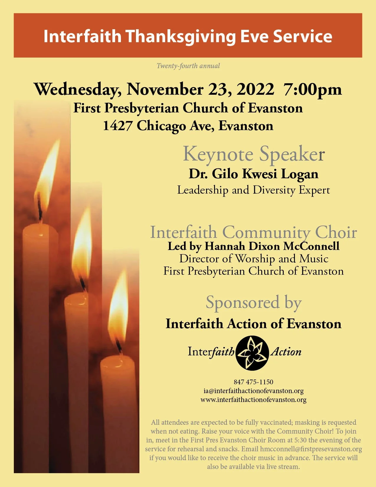 Thanksgiving Eve Worship