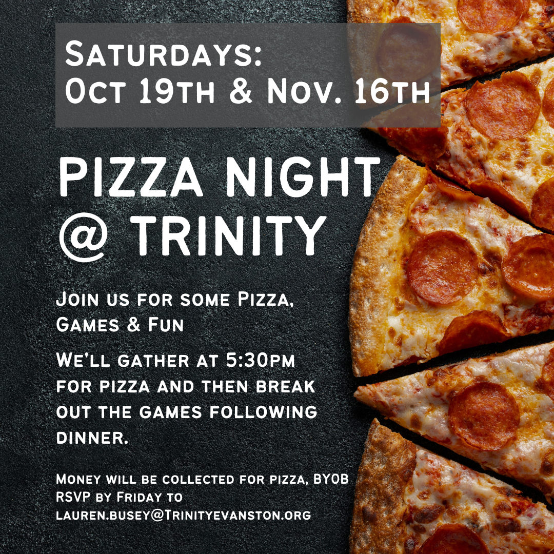 November 19th: Pizza &amp; Game Night