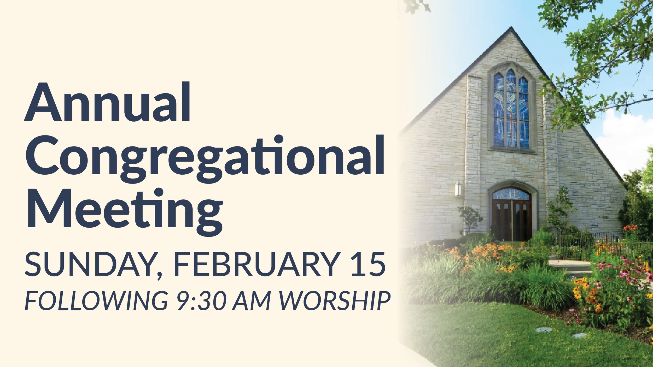 Annual Congregational Meeting