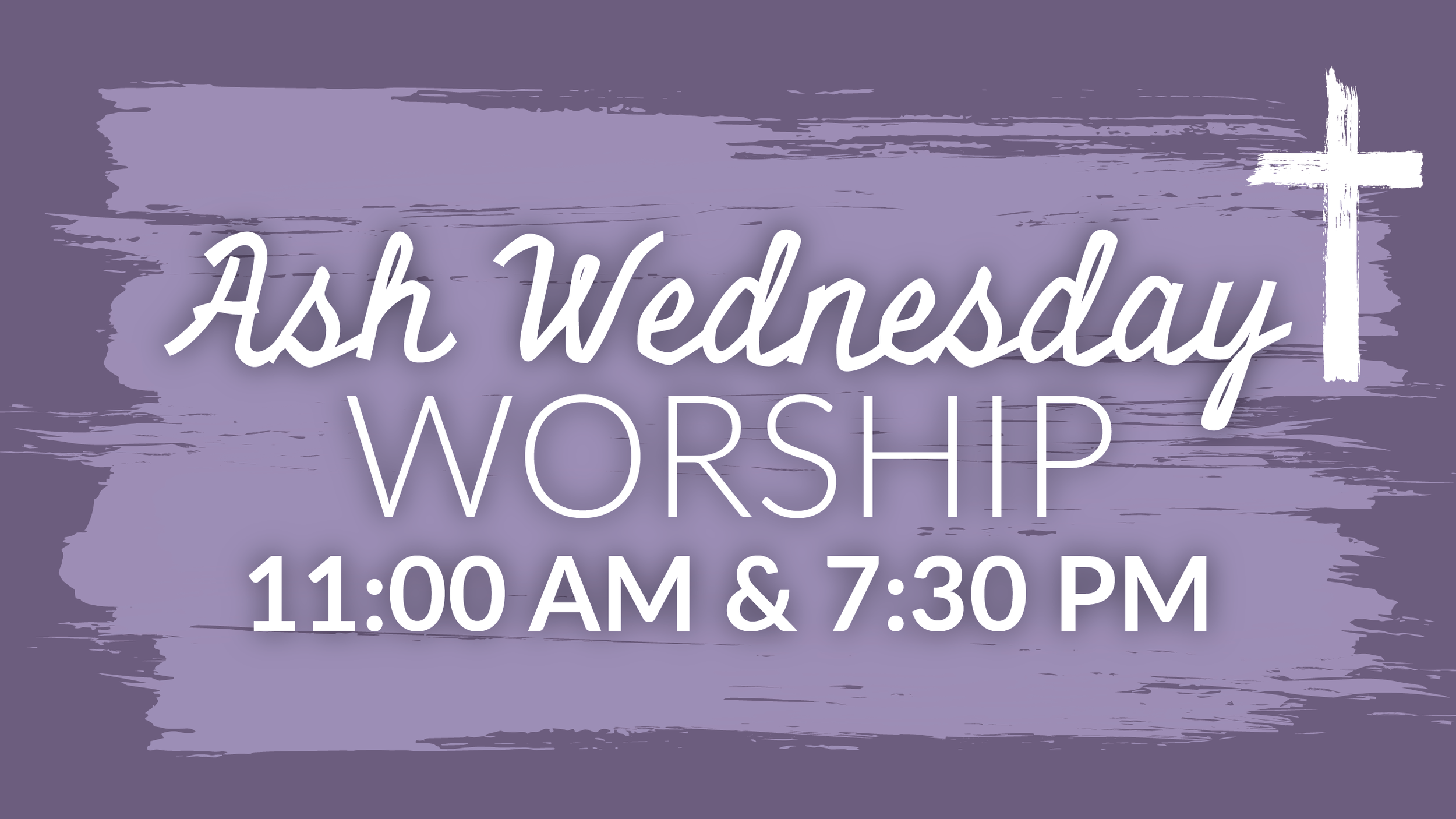 Ash Wednesday Worship