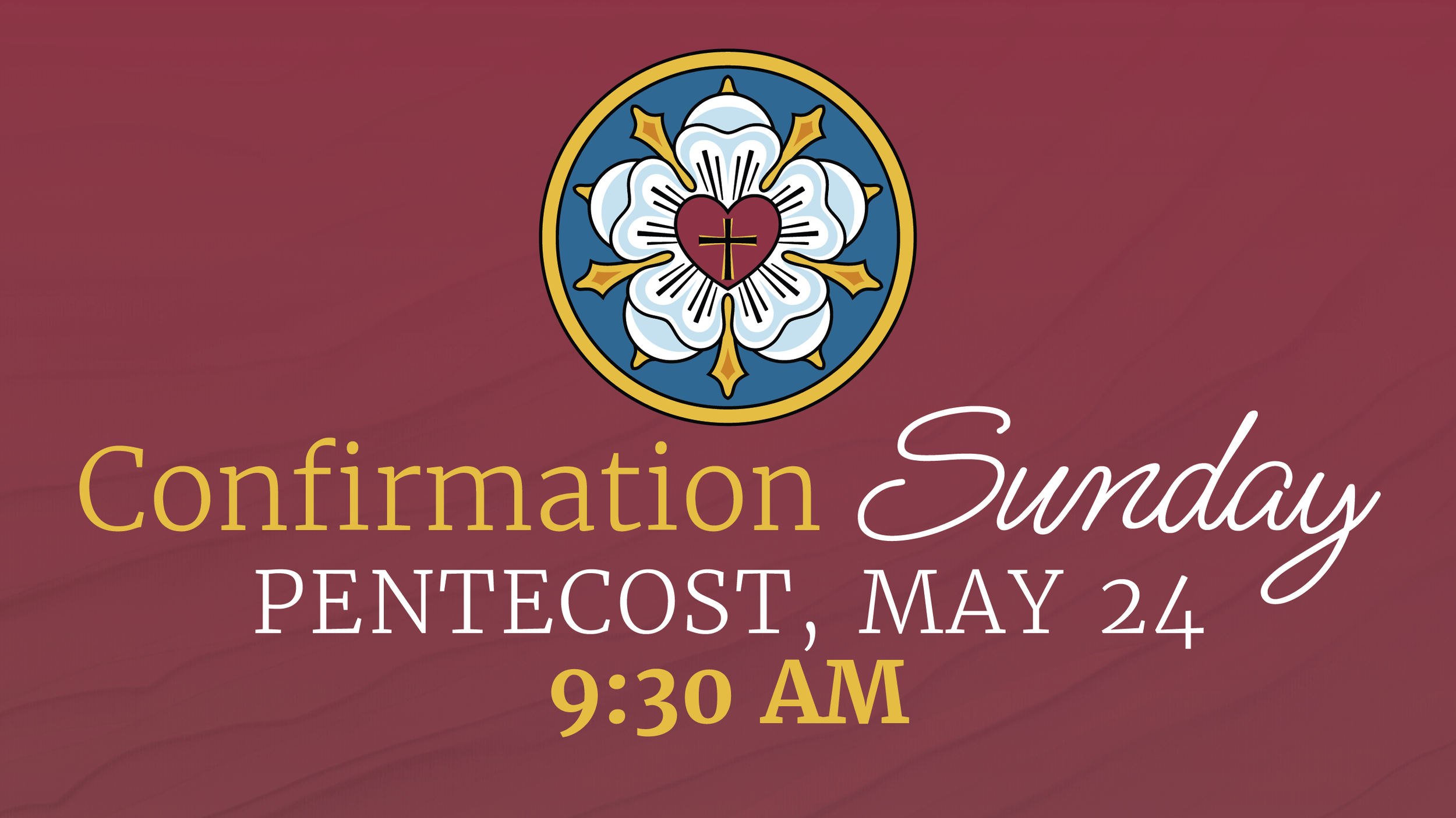 Confirmation Sunday