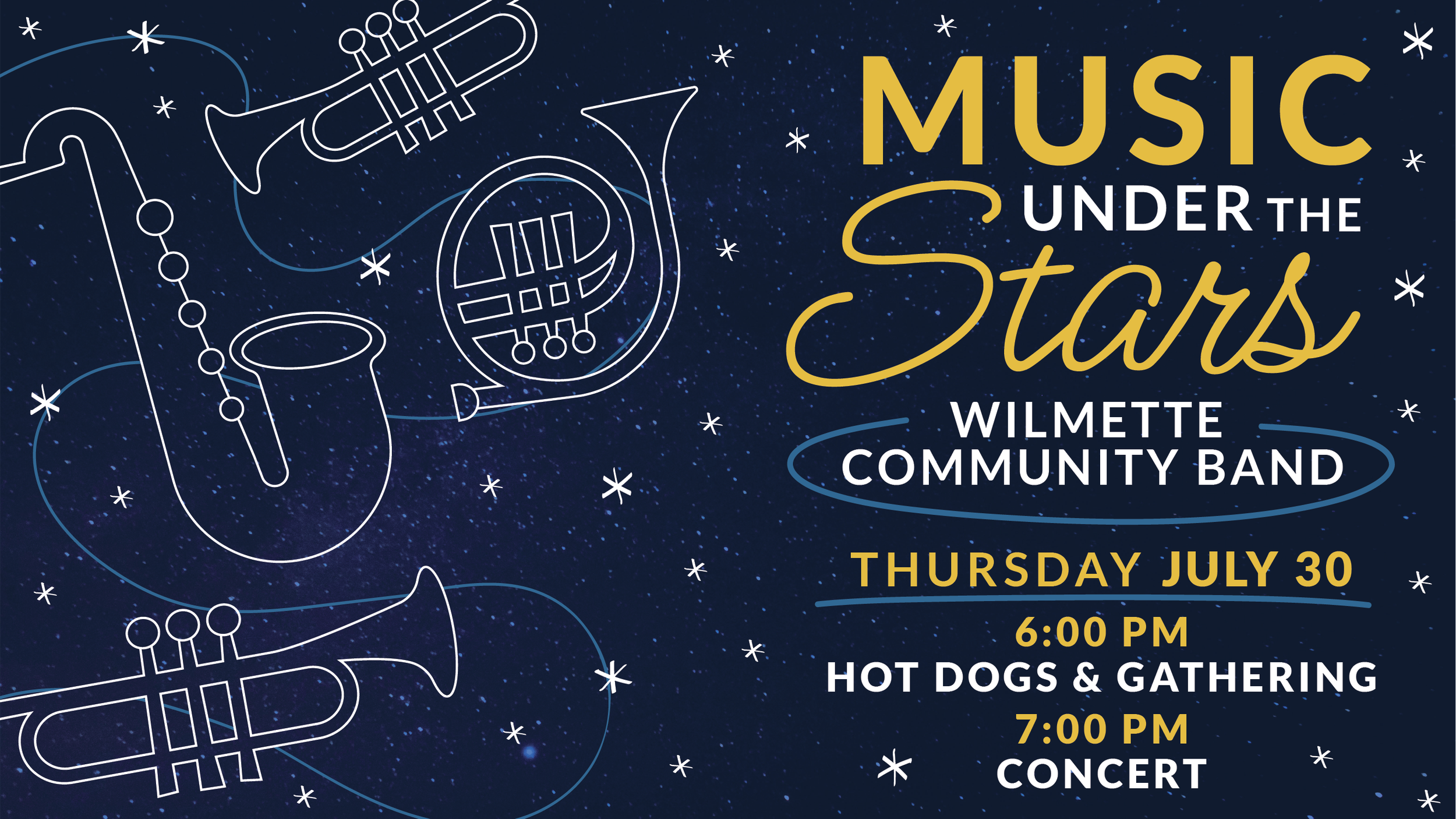 Music Under the Stars with Wilmette Community Band