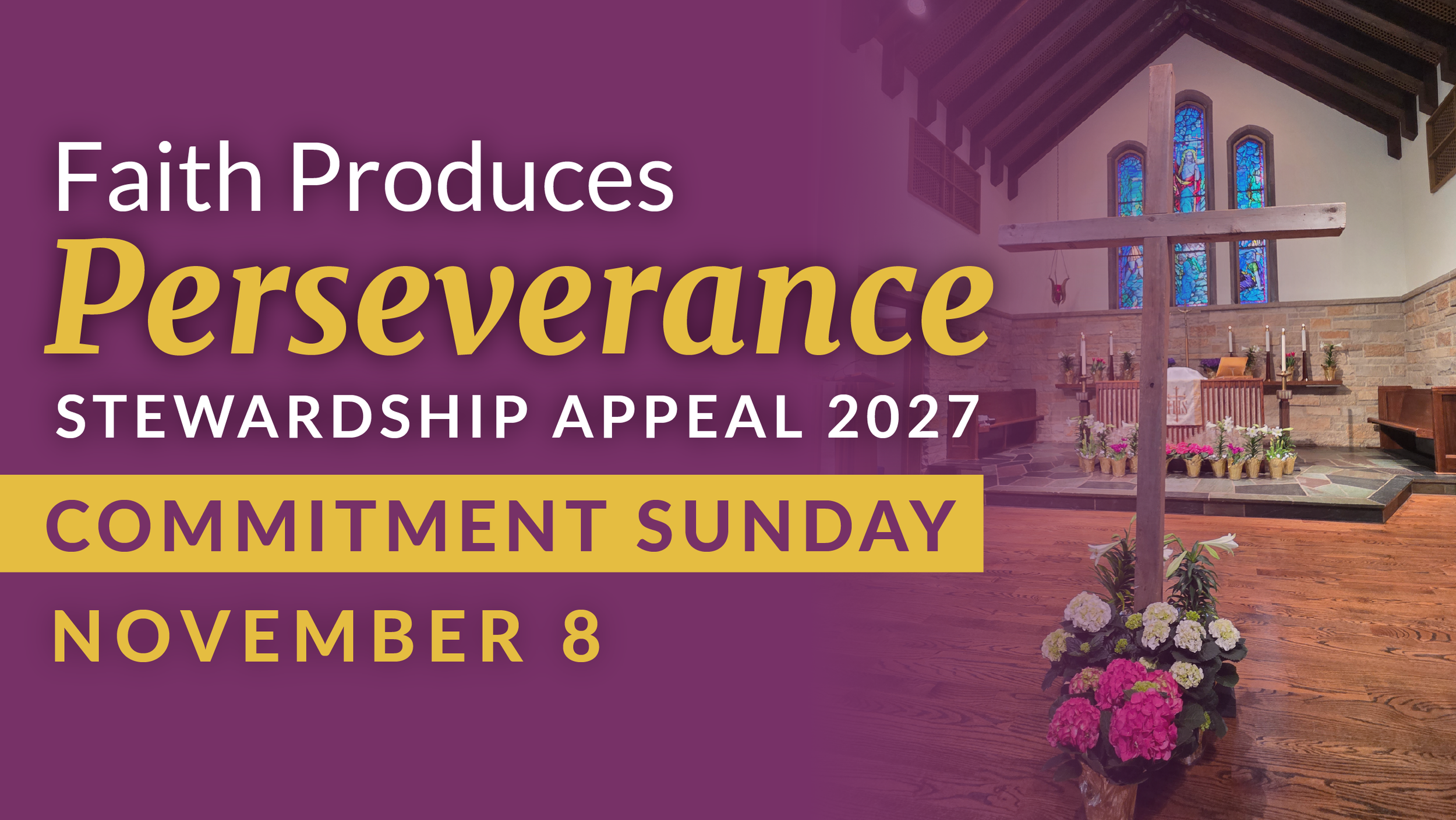 Stewardship 2027 Commitment Sunday
