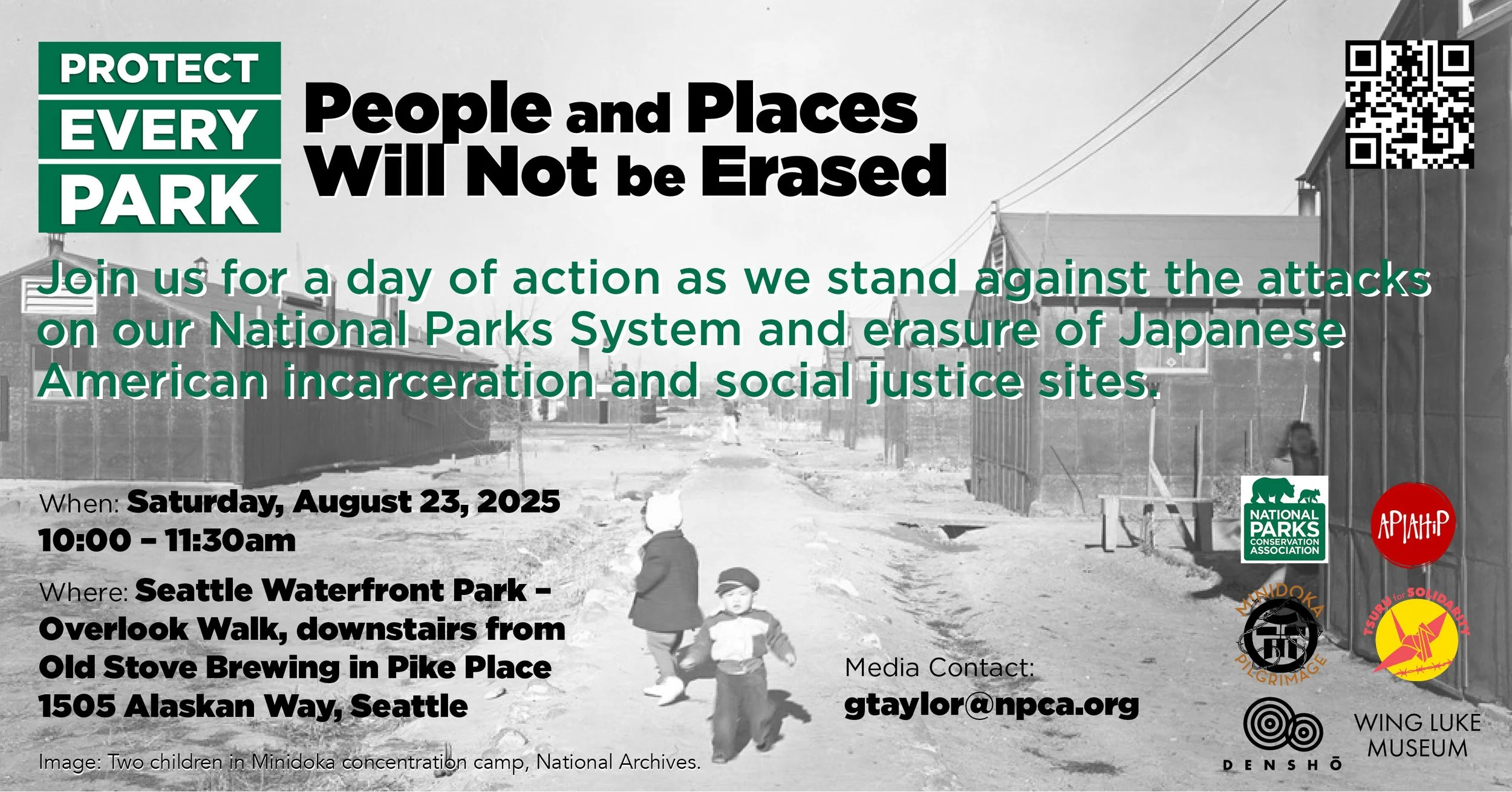 Protect Every Park: People and Places will not be Erased