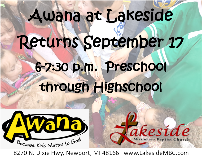 AWANA Begins!