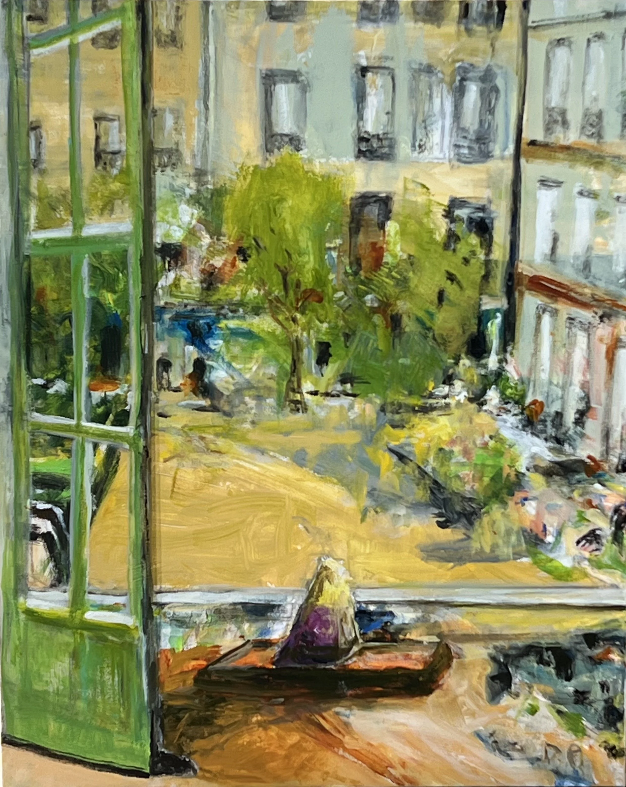 Paris Inkwell, acrylic on canvas, 24" x 31.5" Unavailable