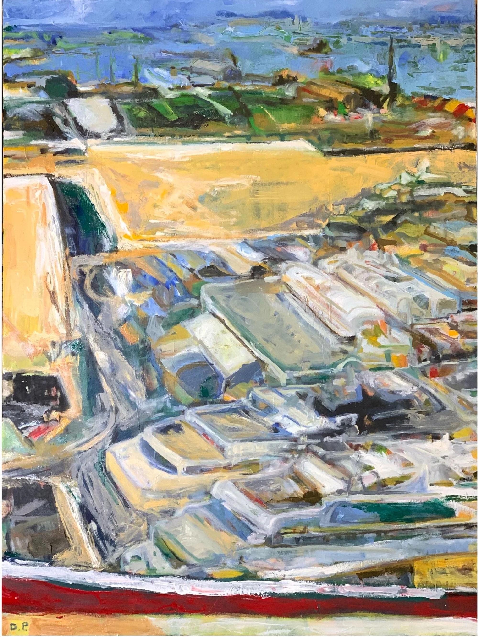Harbor & Drydock, Acrylic on Canvas 36" x 48" Unavailable