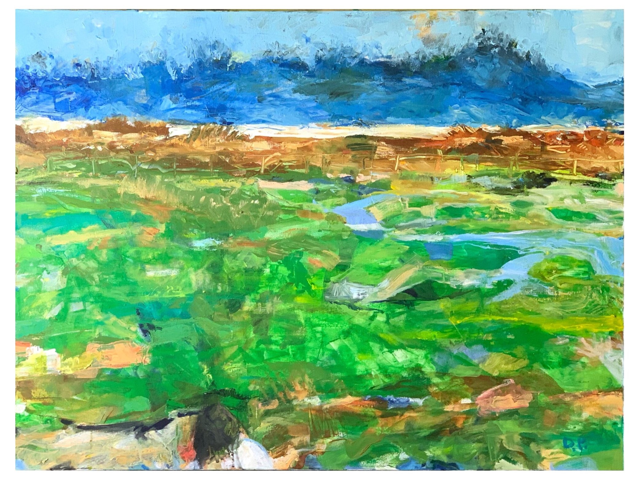 Tideland Breeze, acrylic on canvas, 40" x 30" unavailable