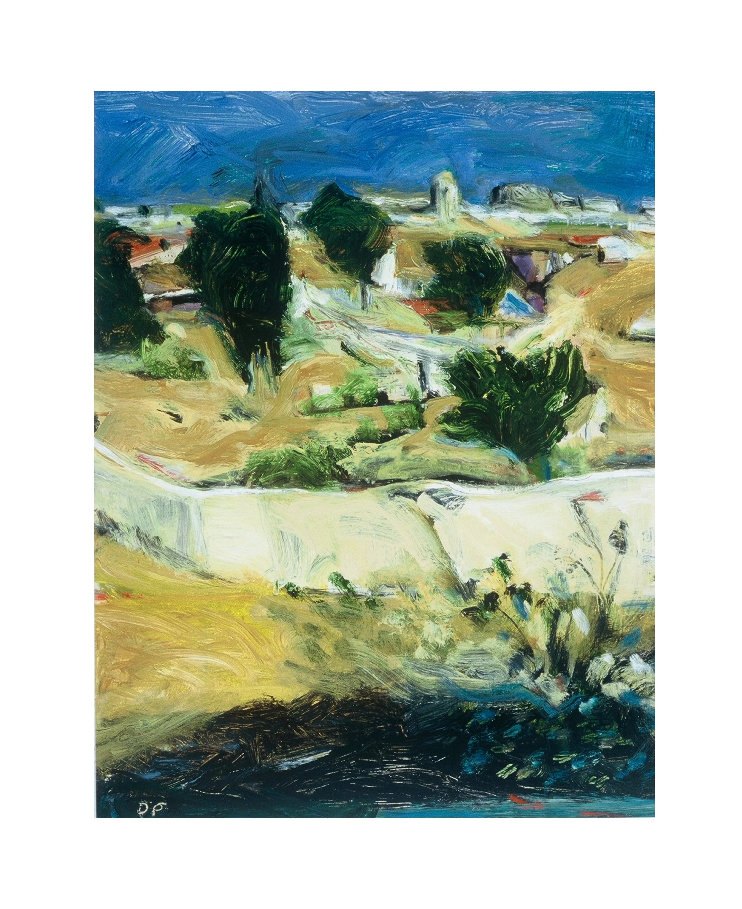 Orchard, acrylic on paper, 20" x 24", unavailable