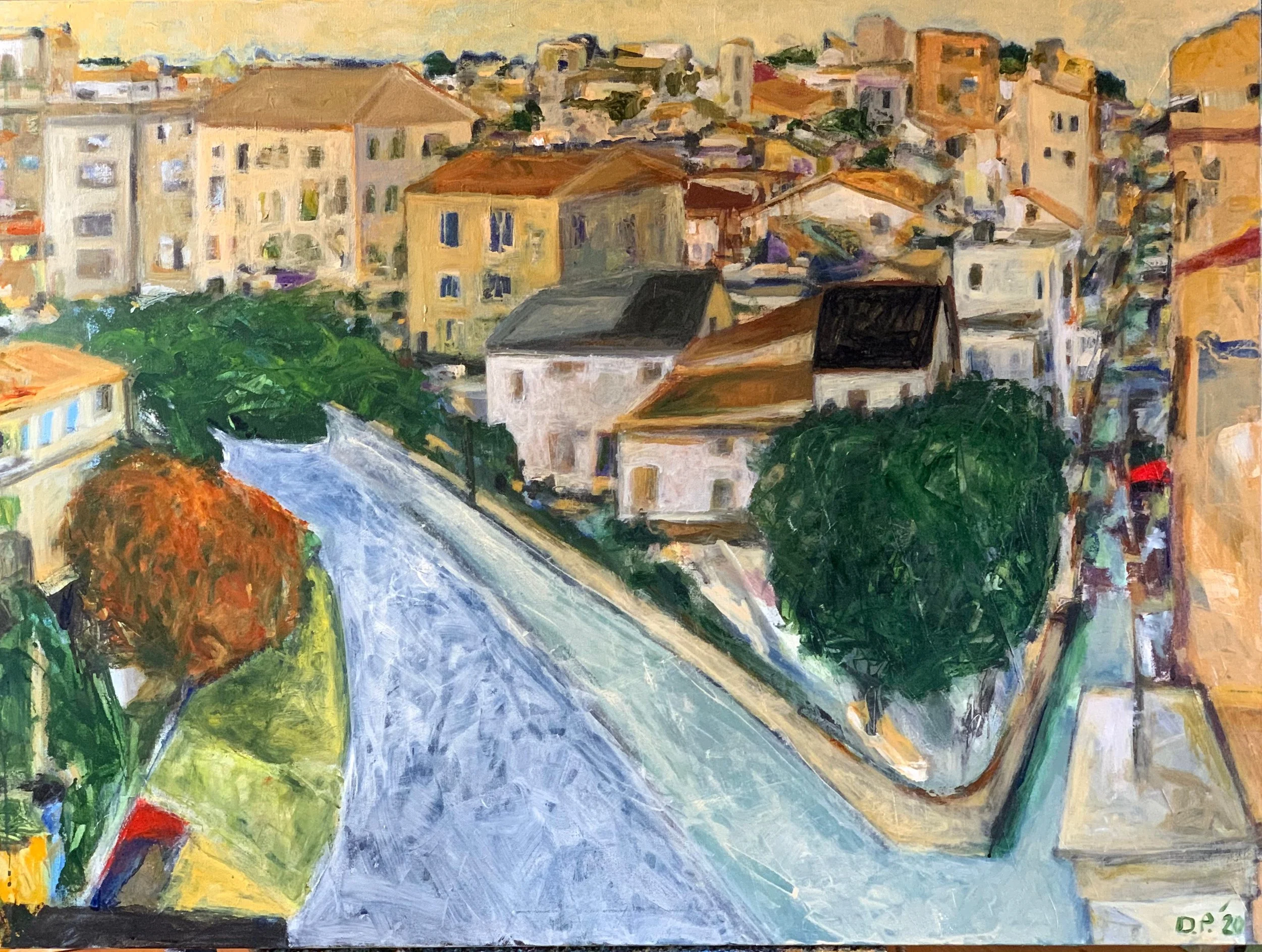 Palermo Corner, Acrylic on Canvas, 48" v 36" SOLD