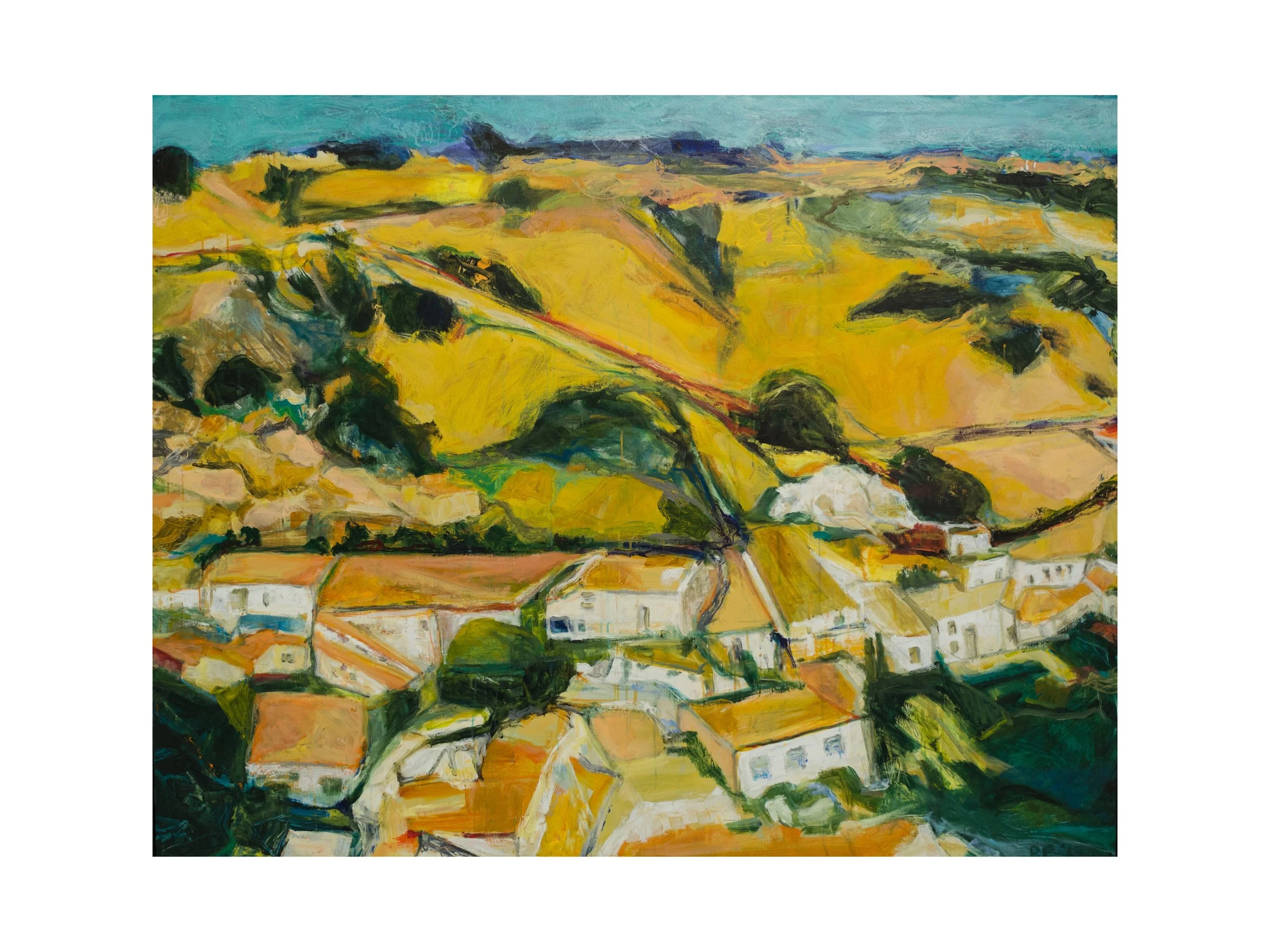 Yellow Hillside, acrylic on canvas, 48" x 36" Unavailable