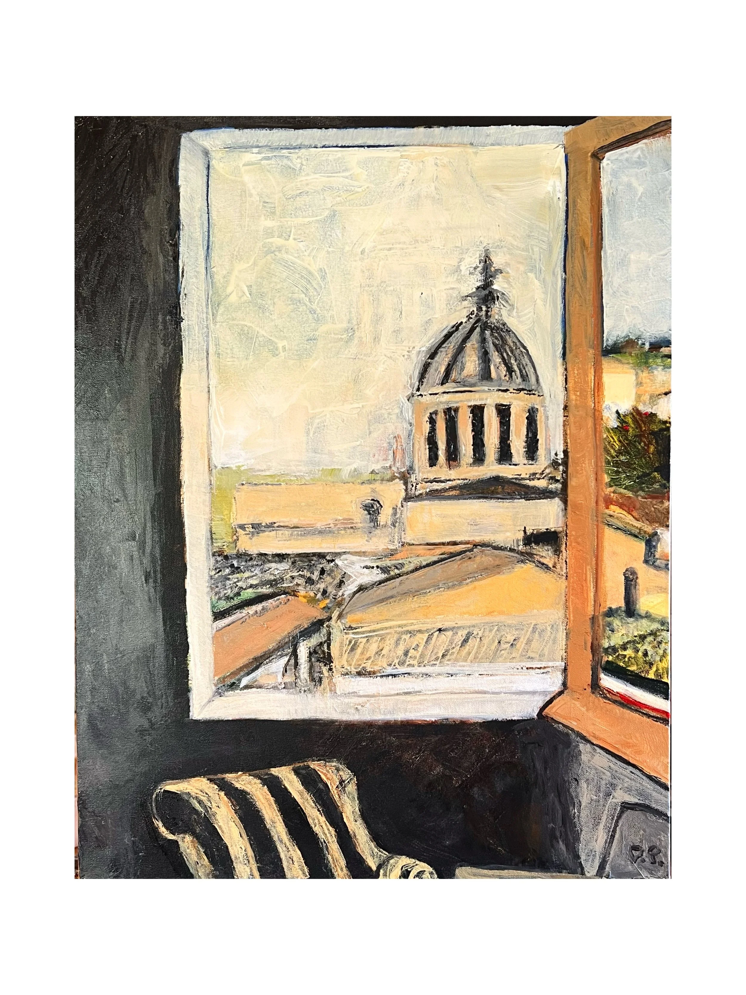 Ragusa Window, Acrylic on Canvas, 22' x 28"
