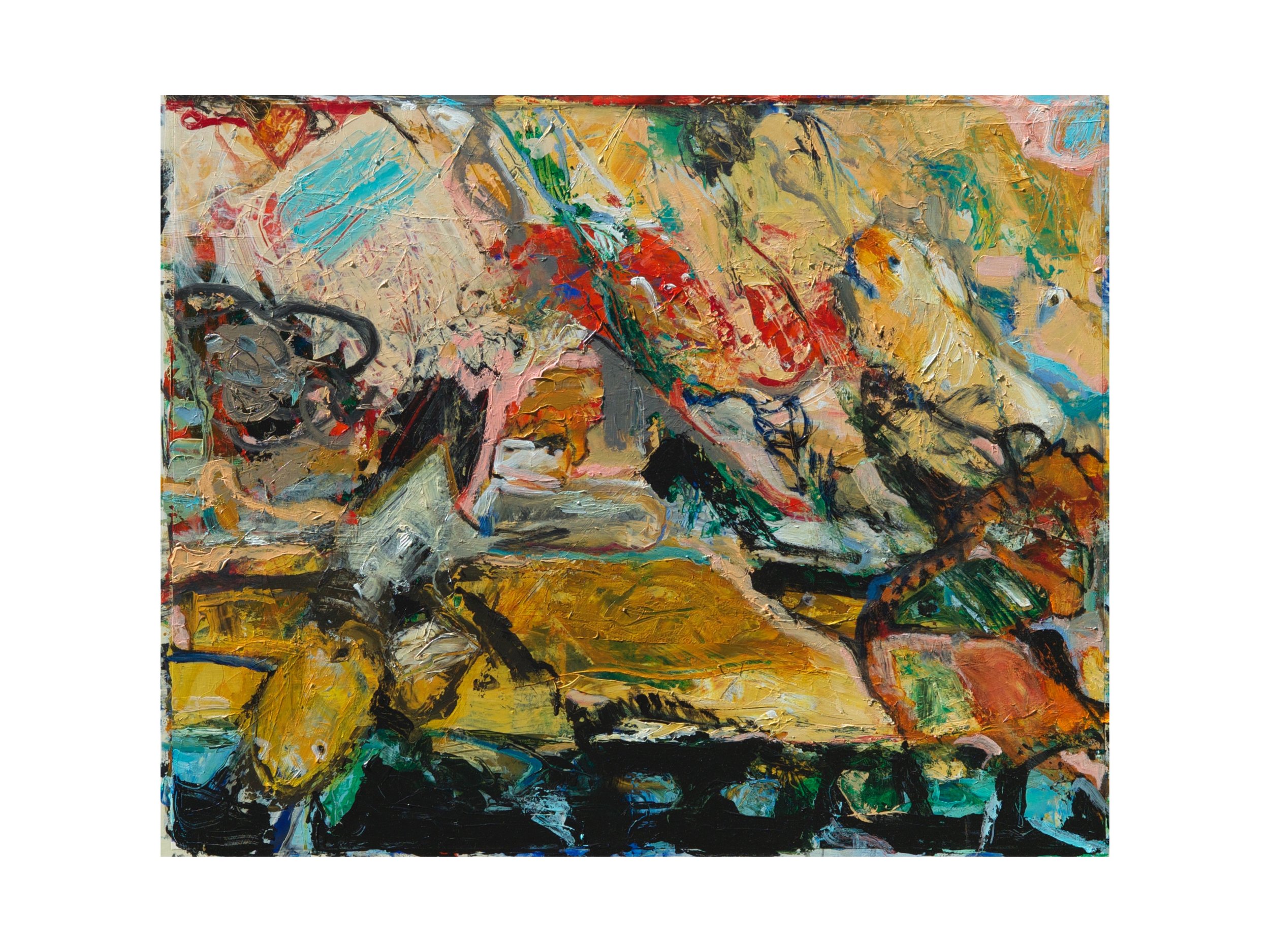 Castellòn Fish Market, acrylic on paper, 41" x 32.5" Unavailable