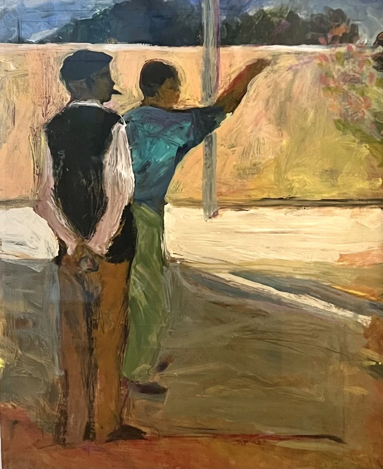 Les Boules, Acrylic on Paper, 19' x 24"  SOLD