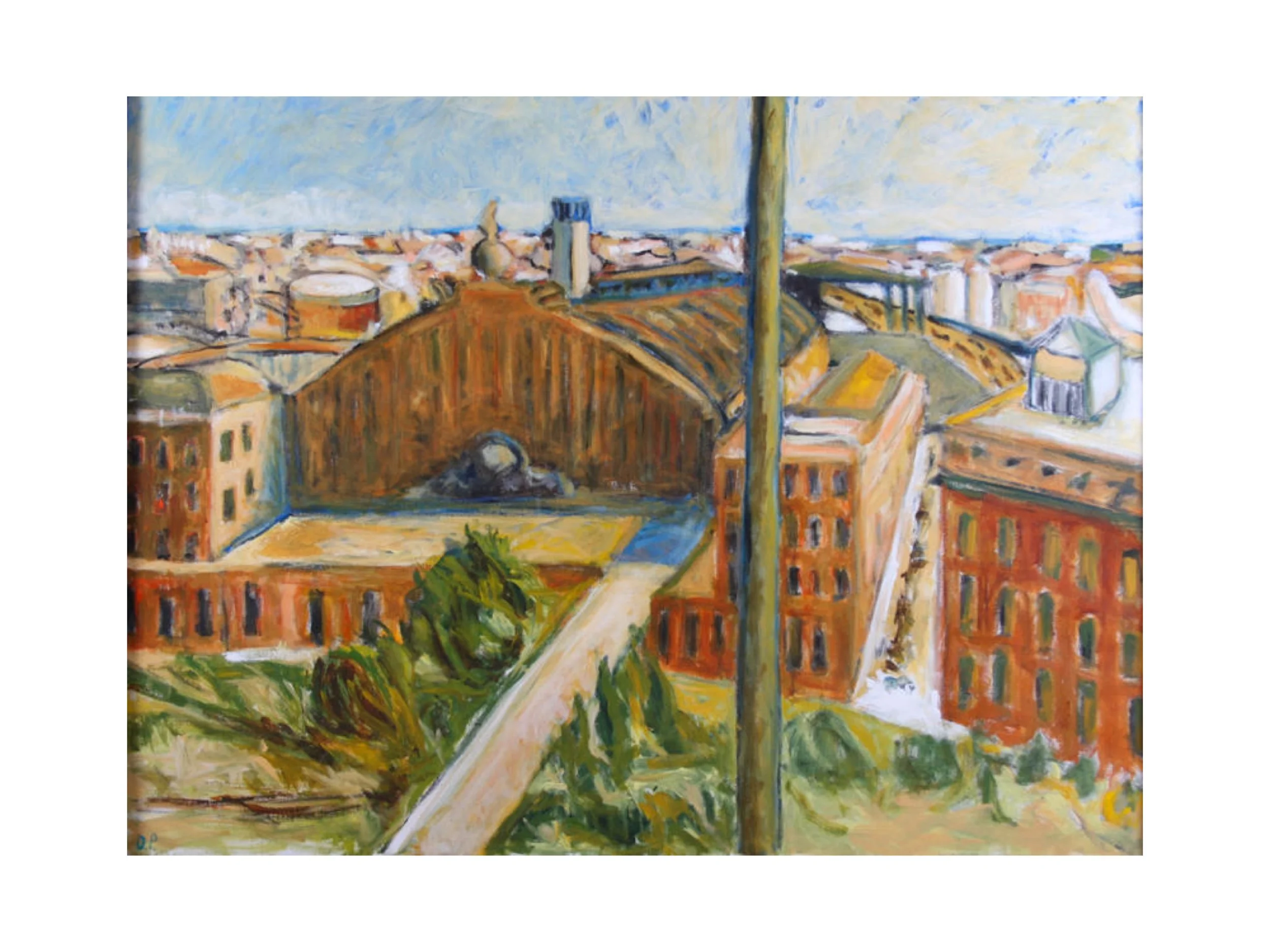 Atocha at Midday, acrylic on canvas, 48" x 36"