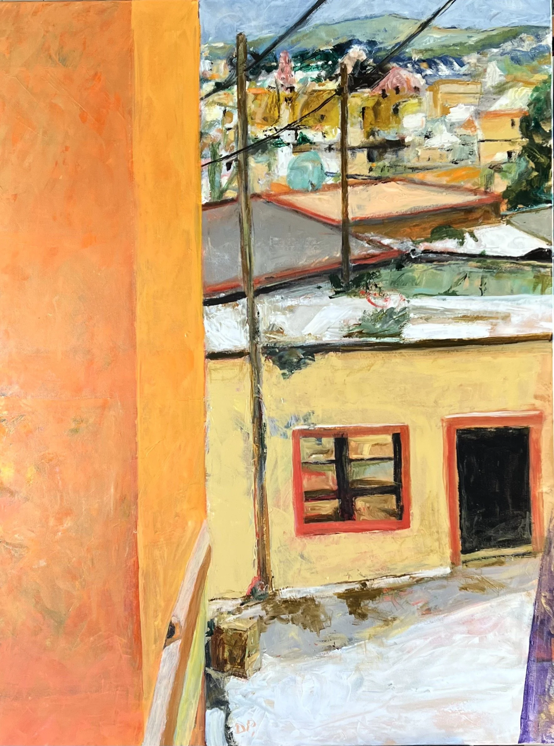 Mexican Corner, Acrylic on Canvas, 36" x 48" Unavailable