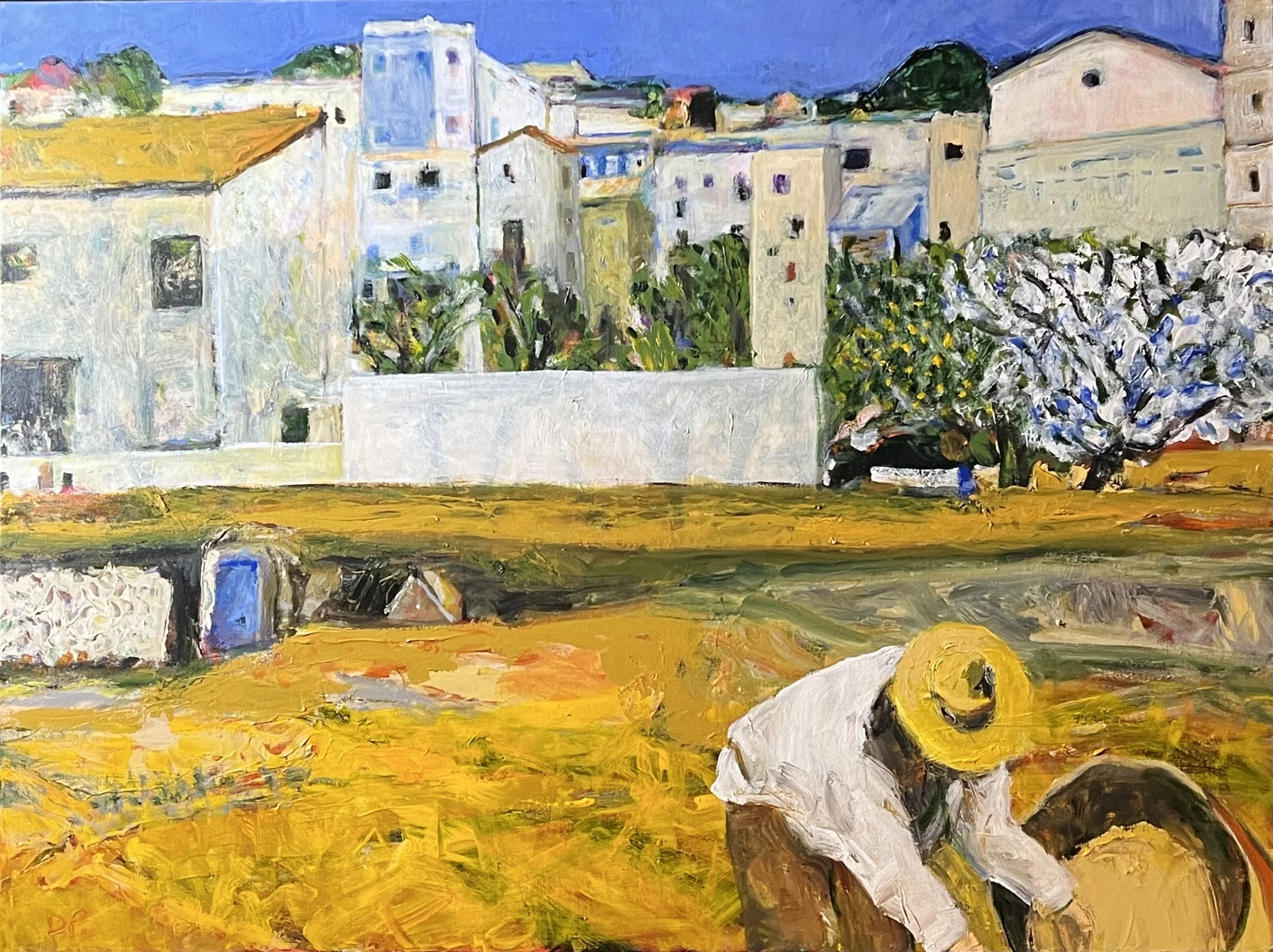 Wheatland, acrylic on canvas, 48" x 36"