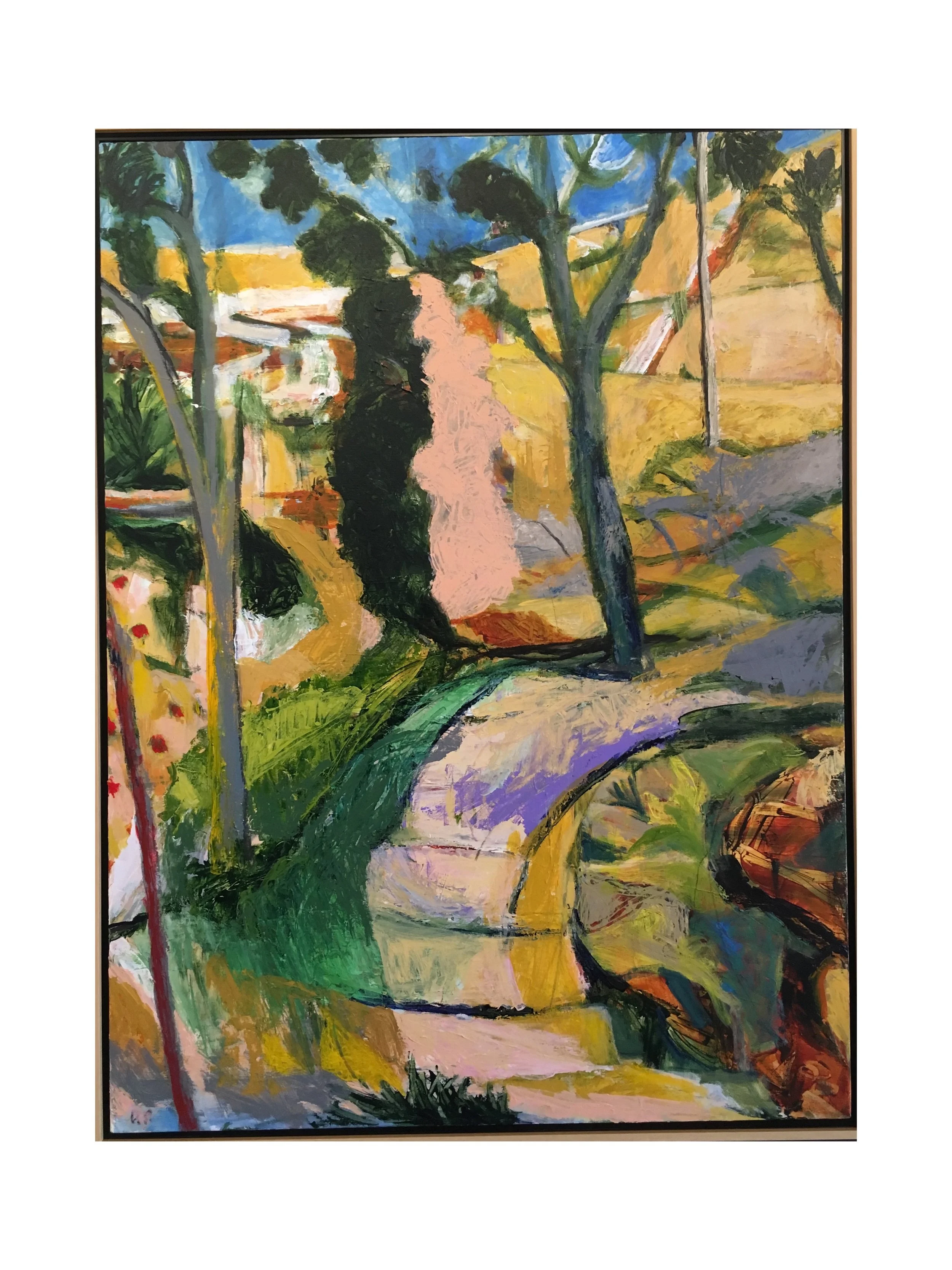 Playetas Garden, acrylic on canvas,36" x 48" Sold